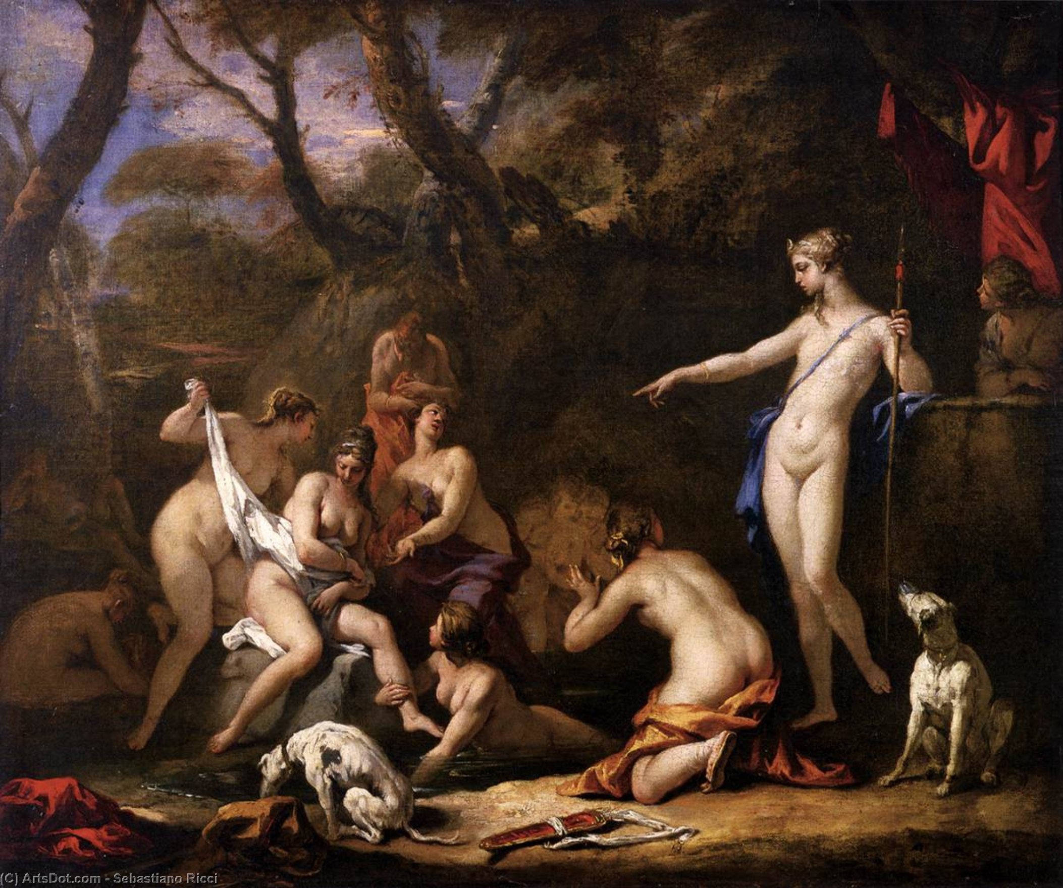 Diana En Callisto — Sebastiano Ricci