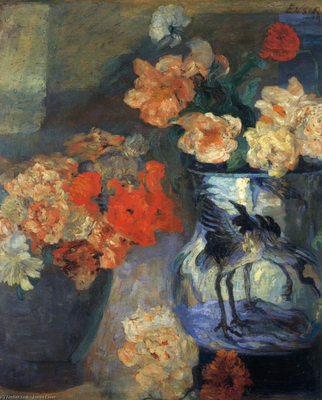 Pivoines Et Pavots — James Ensor