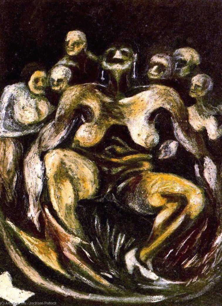 Jackson Pollock - Donna