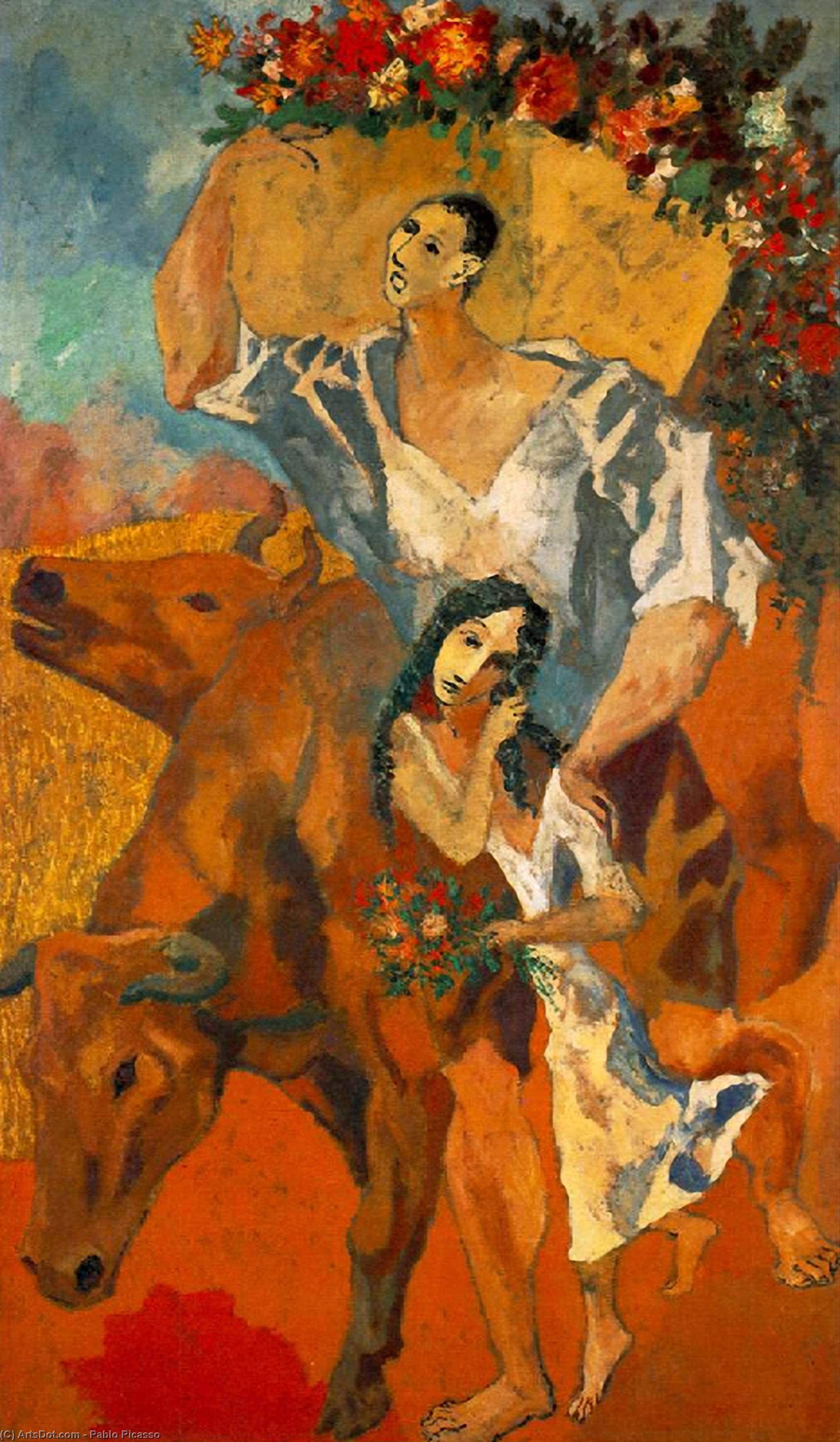 Pablo Picasso - Compositie 'Boeren'