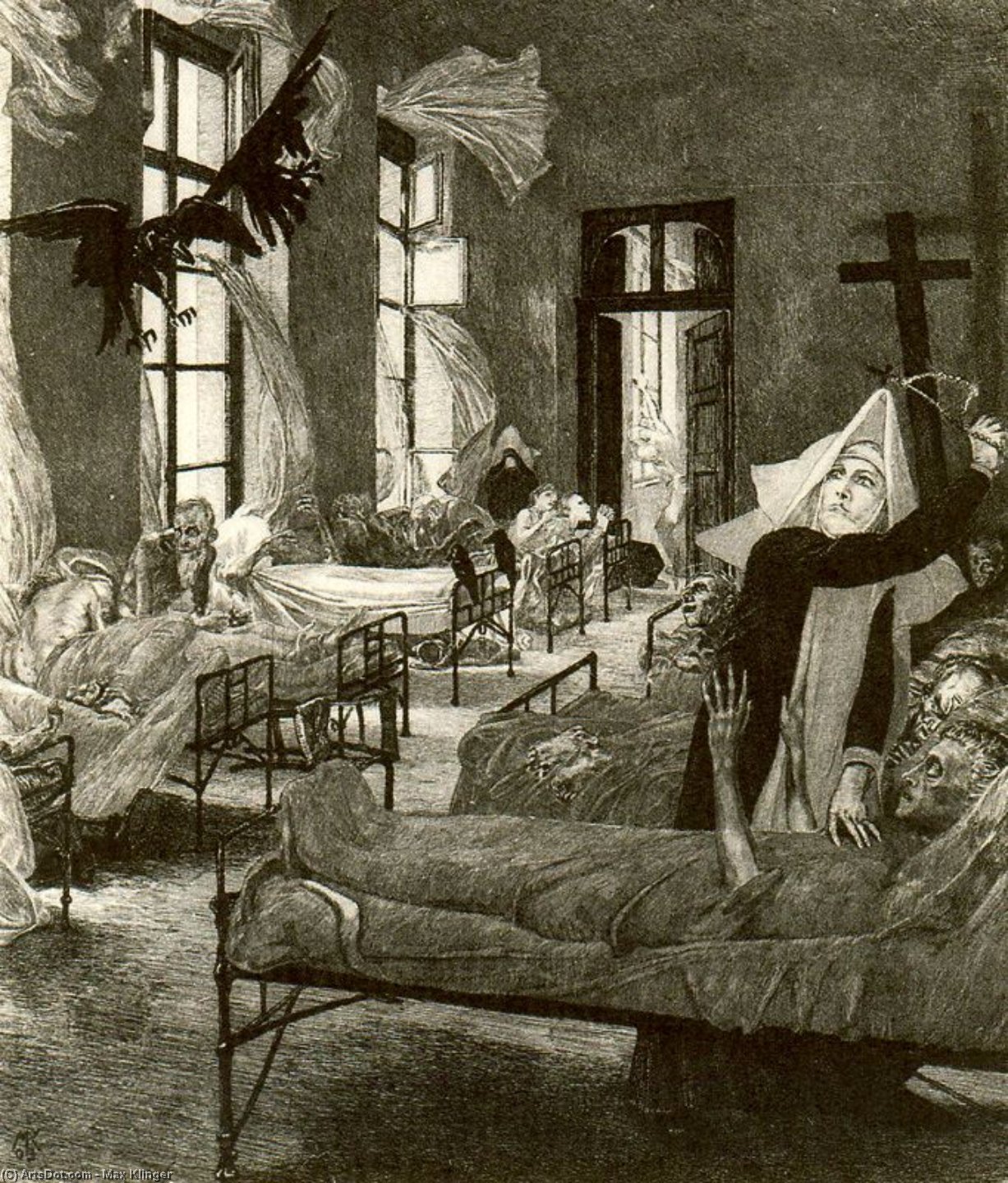 Max Klinger - Plague