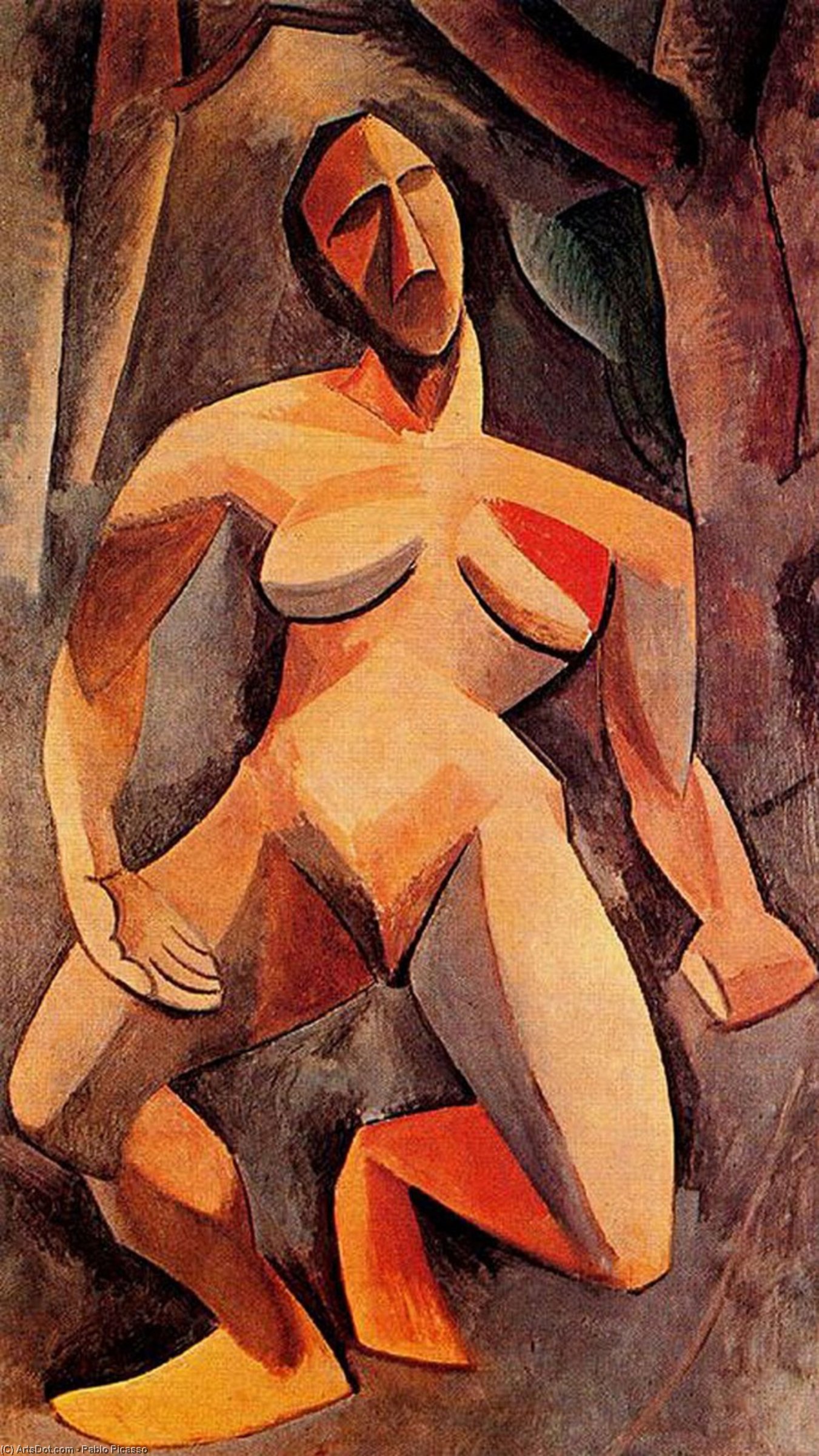 Pablo Picasso - La driade (Nude in the forest)