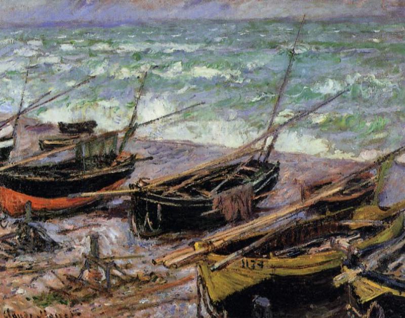 Клод Моне - Fishing Boats