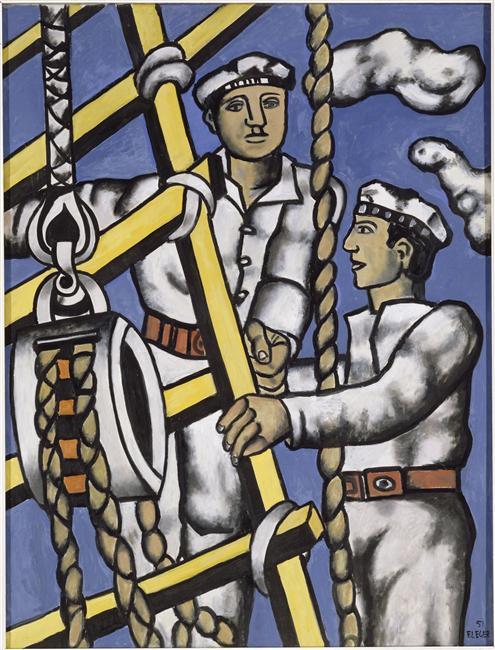 Fernand Léger - Komposition med två sjömän