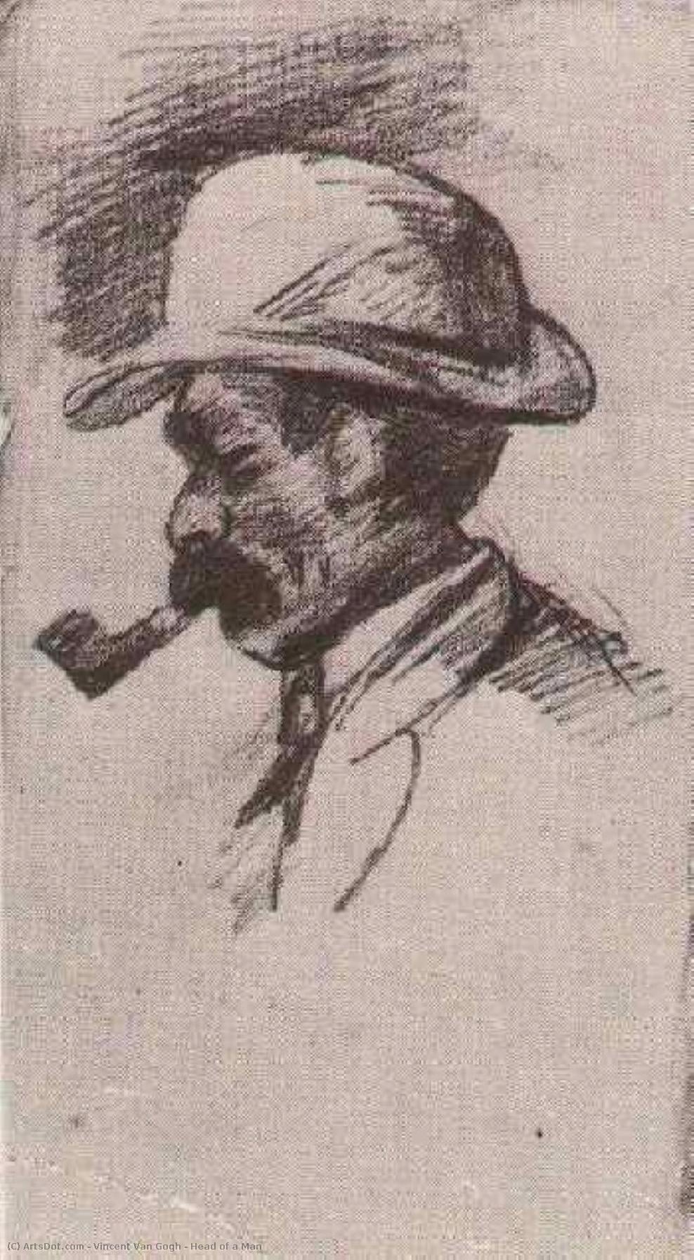 Kopf Eines Mannes — Vincent Willem Van Gogh