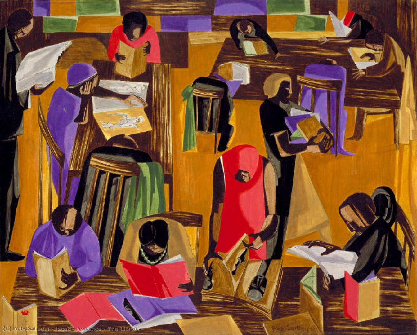 The Library — Jacob Lawrence