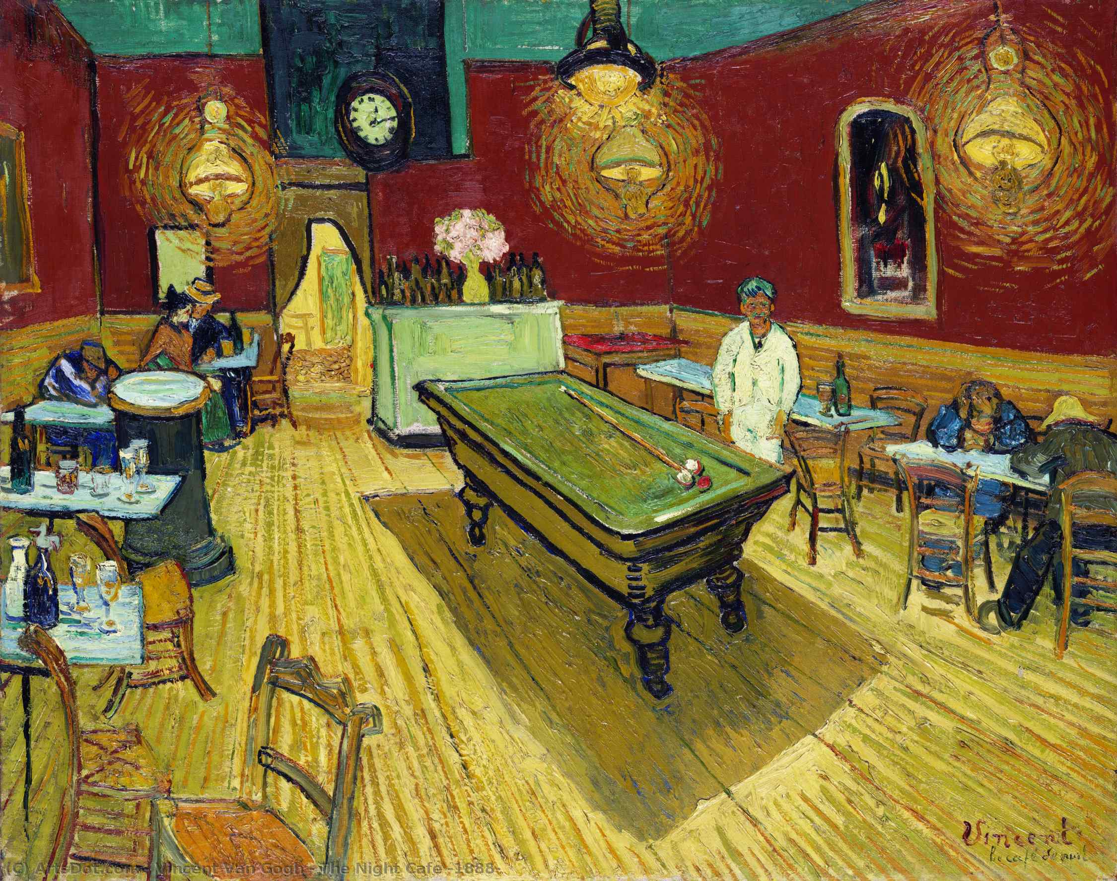 vincent willem van gogh - Das Nachtcafé