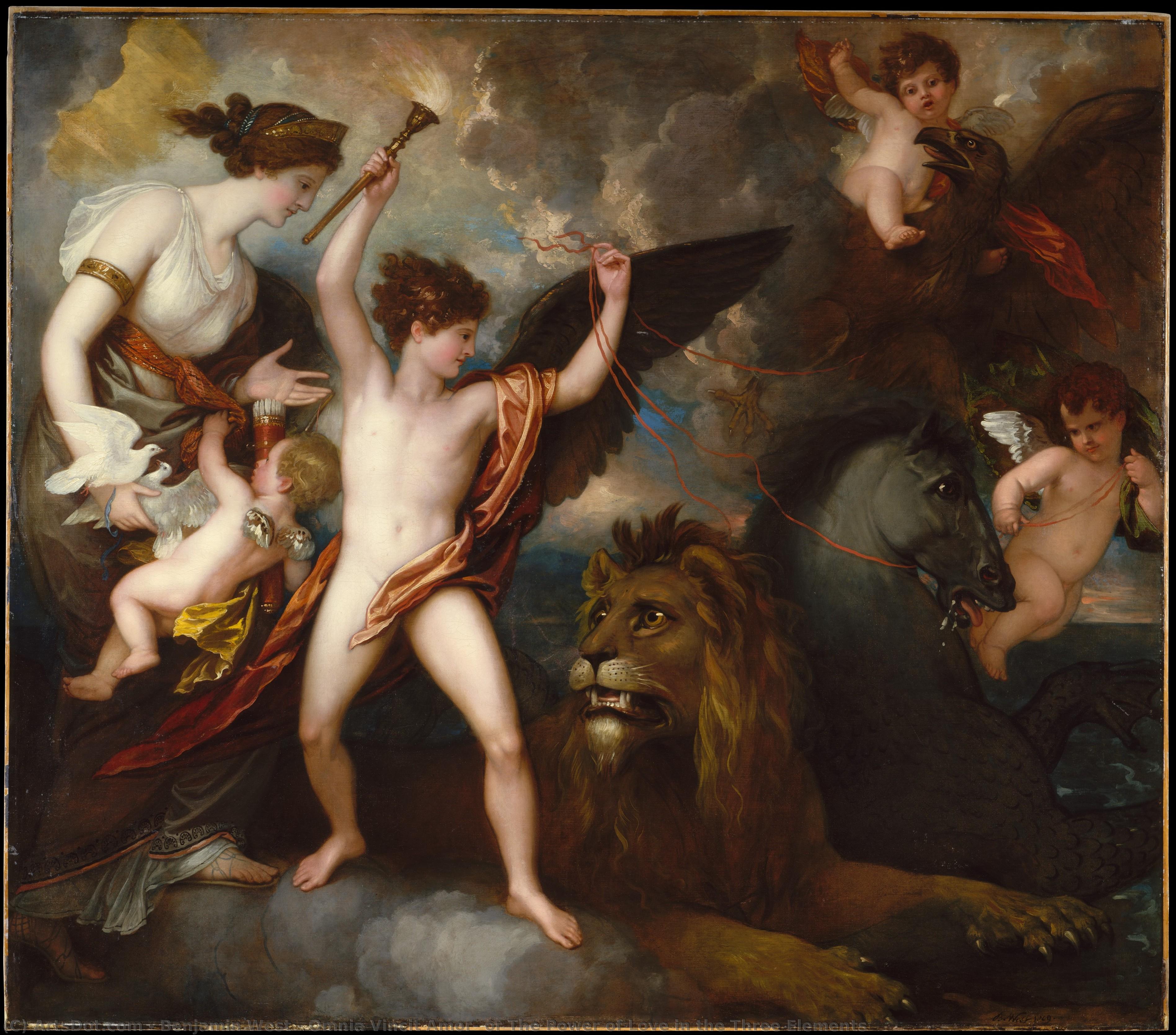 Benjamin West - Liefde Triomfeert Over Alles