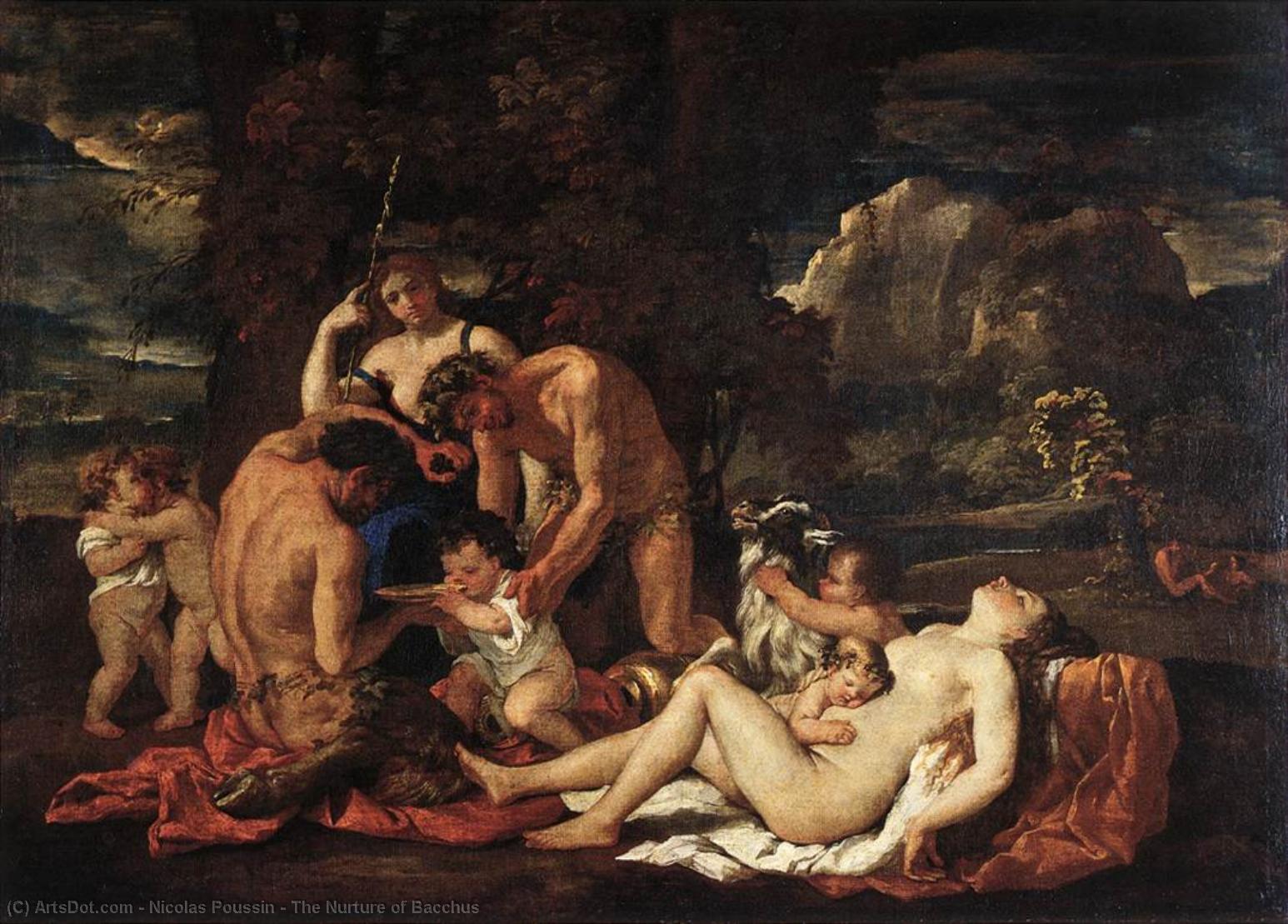 Nikolás Poussin - The Nurture of Bacchus