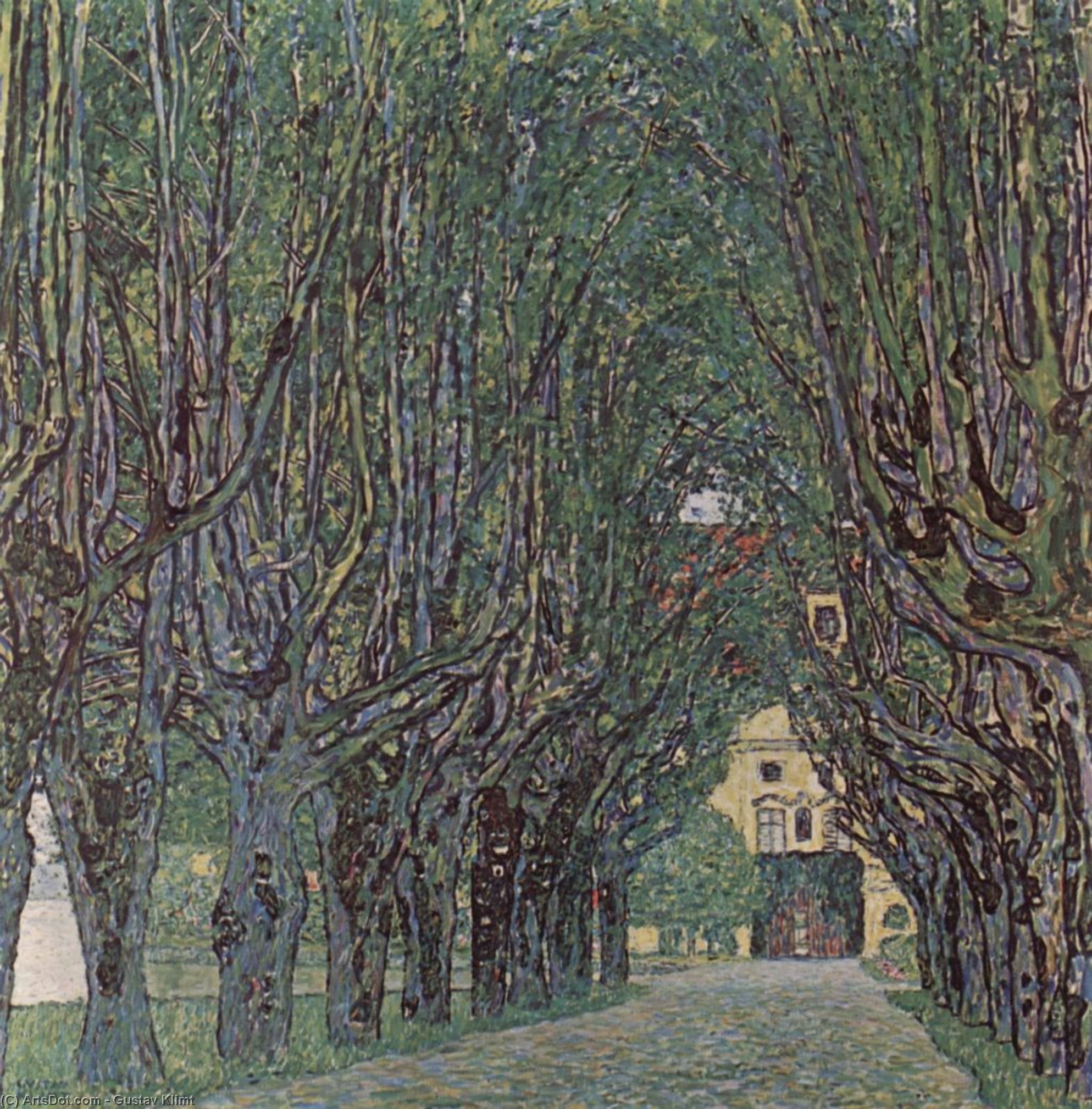 Avenue Of Schloss Kammer Park – Aleja Zamku Kammernskiego — Gustaw Klimt