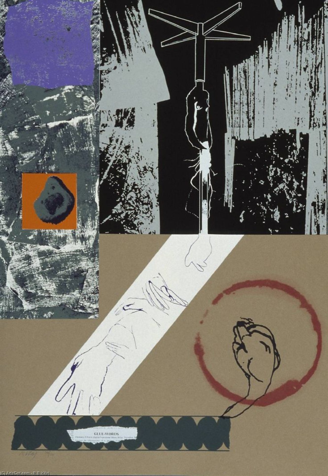 Glue-words — Ronald Brooks Kitaj