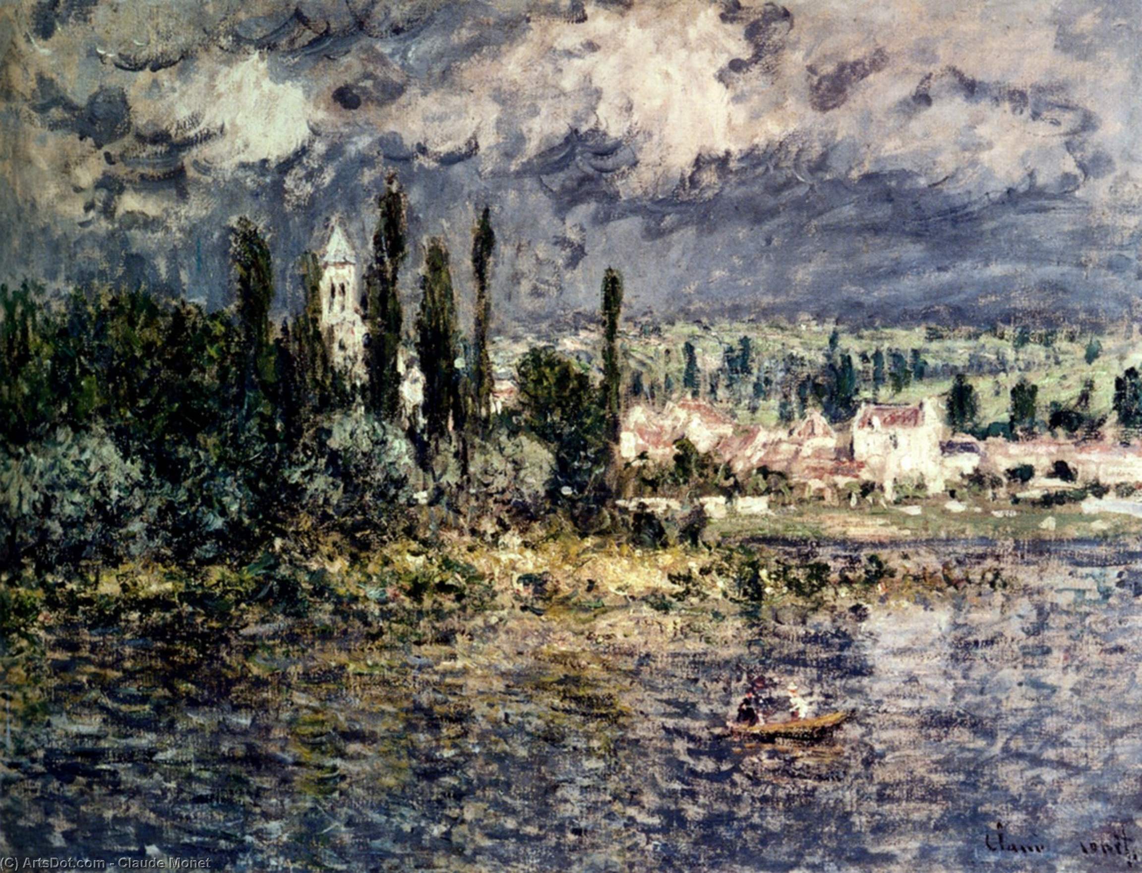 Landschaft Mit Gewitter — Claude Monet