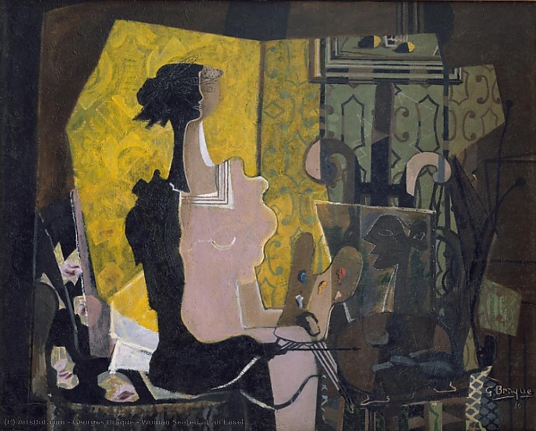 Donna Seduta All'esercizio — Georges Braque
