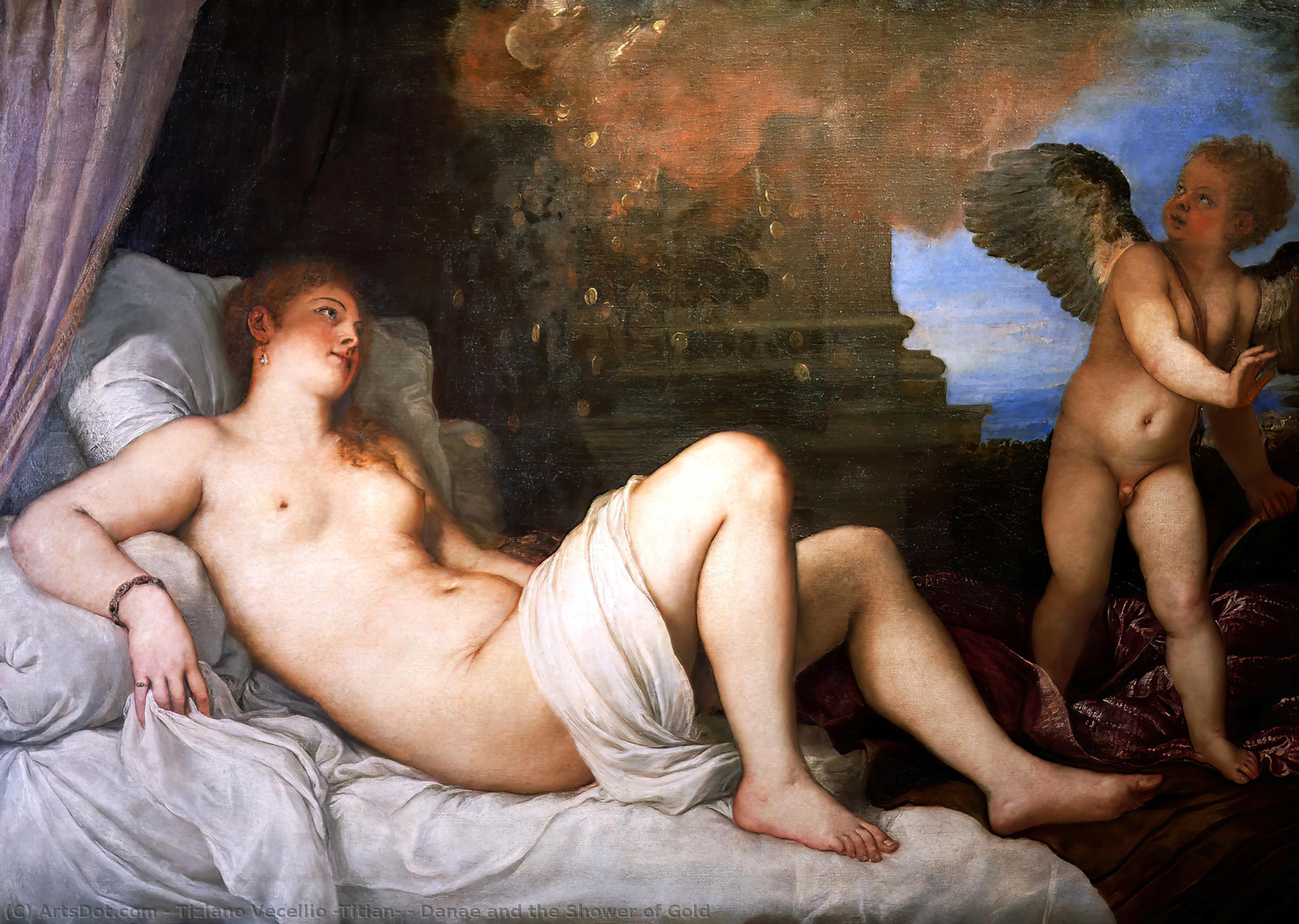 Danae And The Shower Of Gold — Tycjan