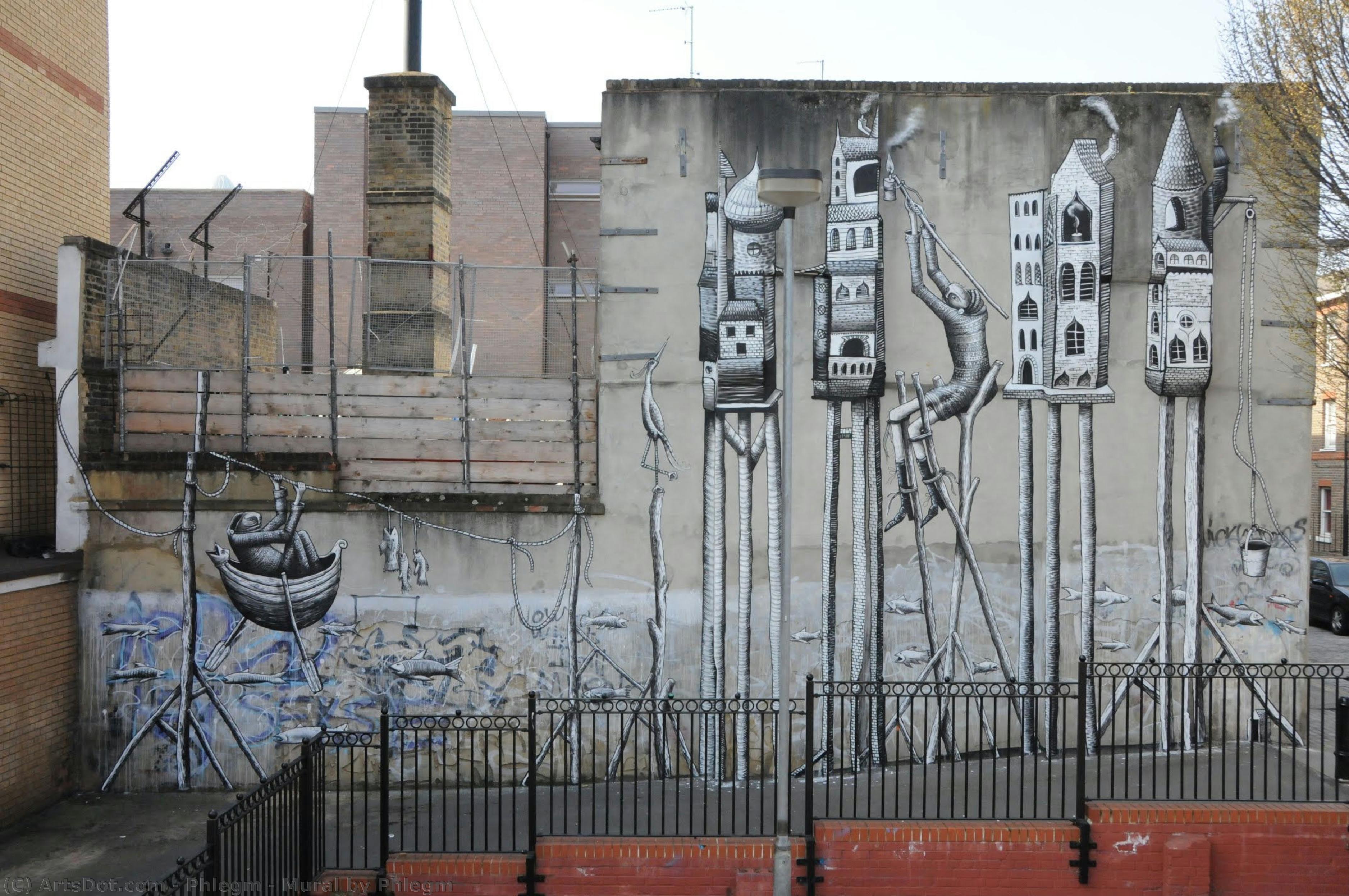Mural By Phlegm — Phlegm