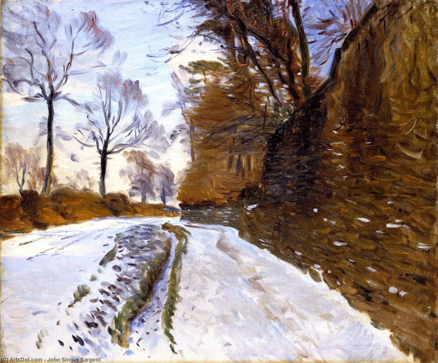 Джон Сінгер Сержант - Country Road in Winter