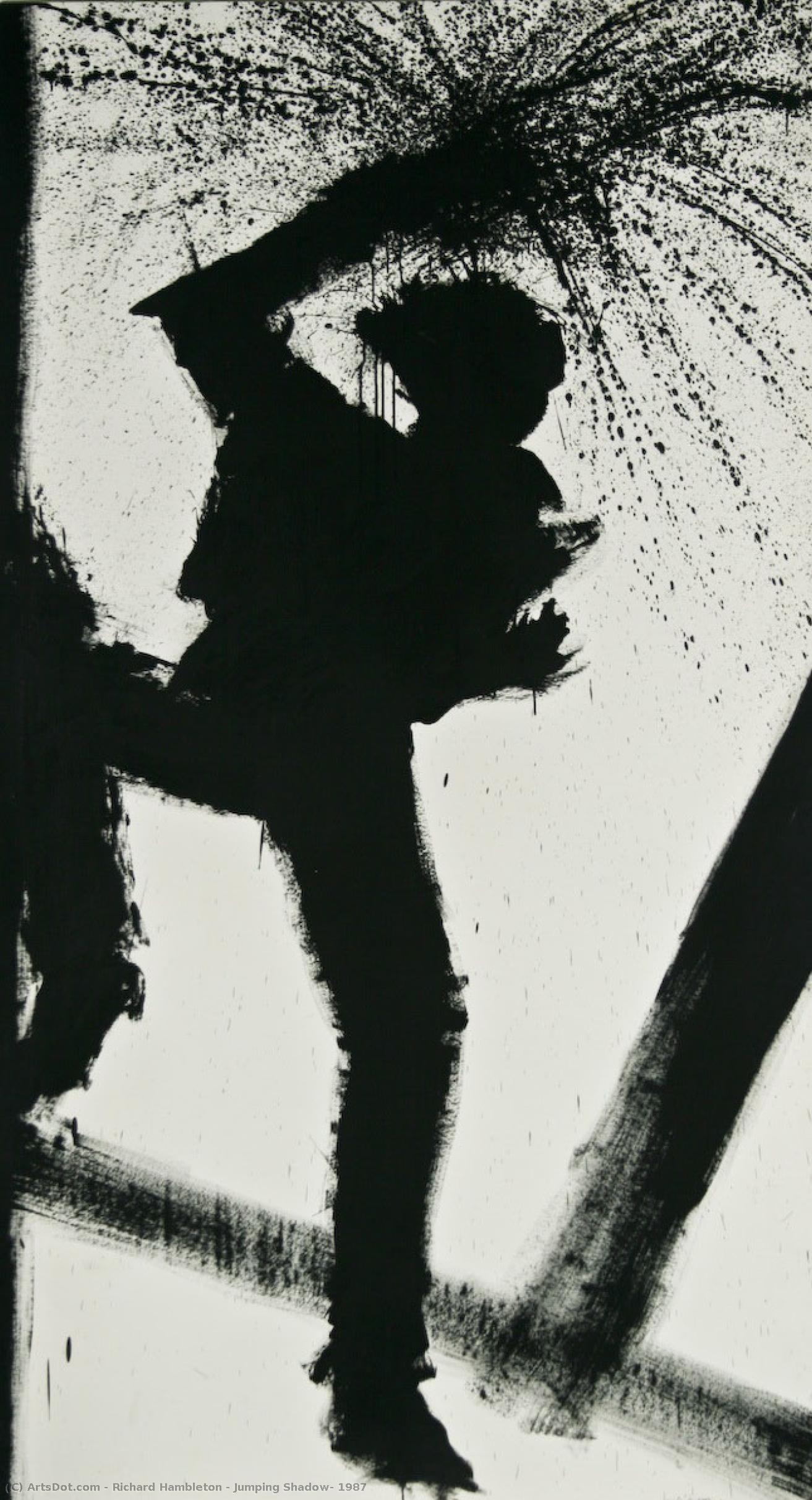 Jumping Shadow, 1987 — Richard Art Hambleton