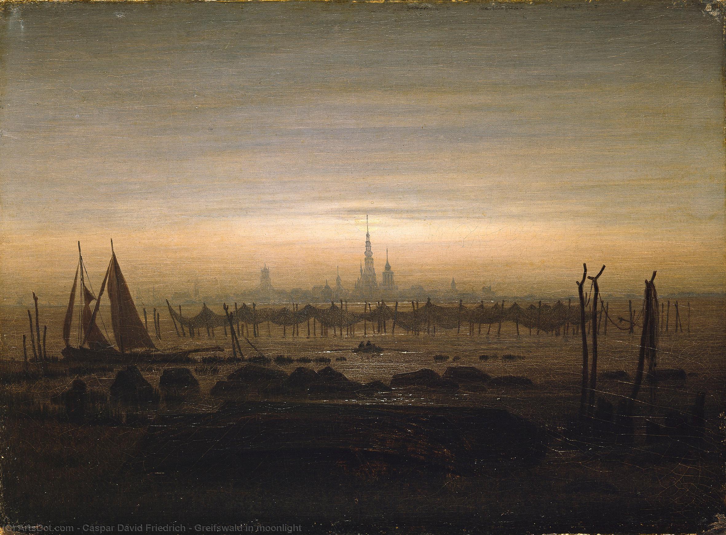 Caspar David Friedrich - Greifswald kuumasvalgus