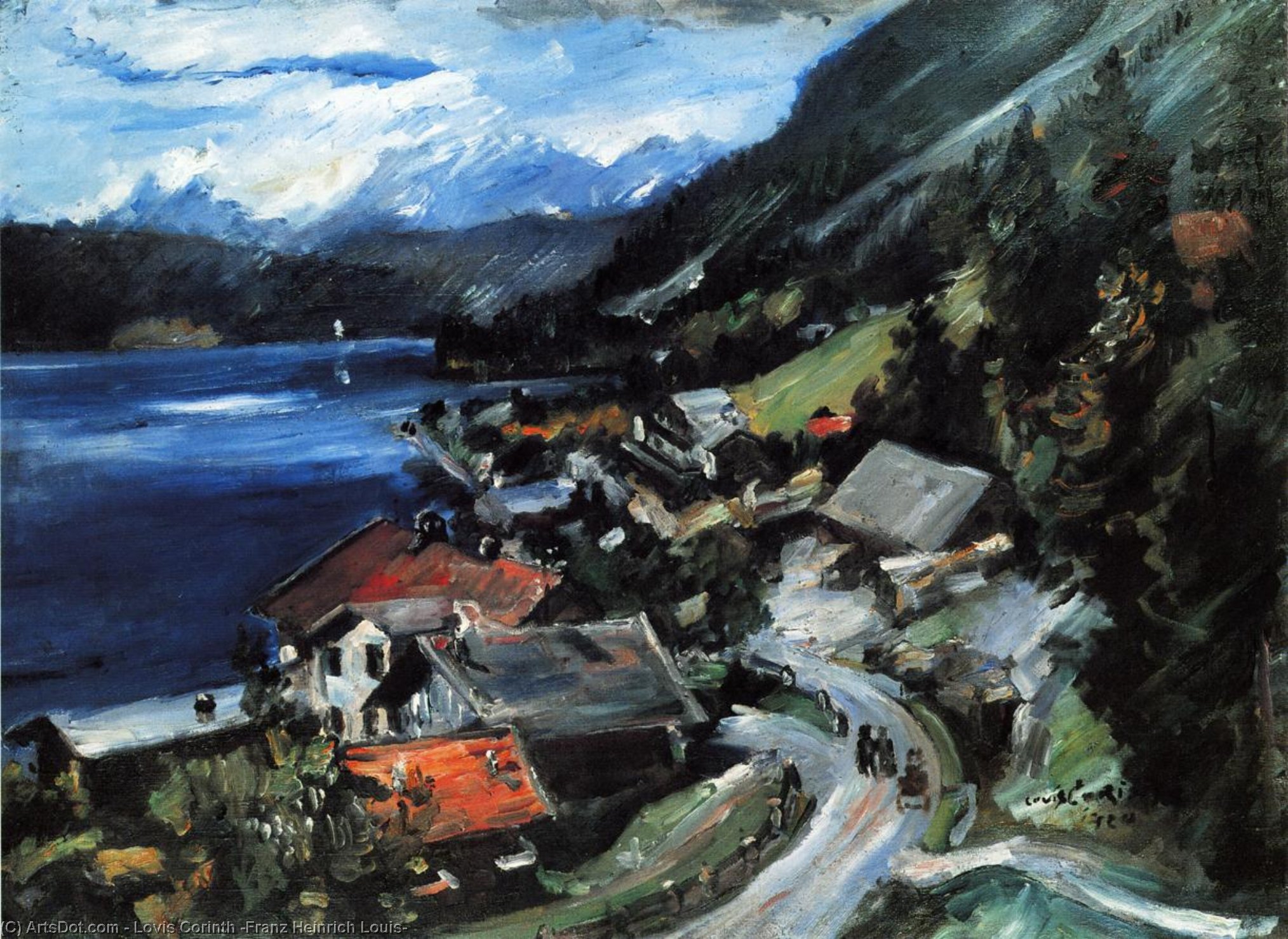 Lovis Corinth - Walchensee, Serpentine