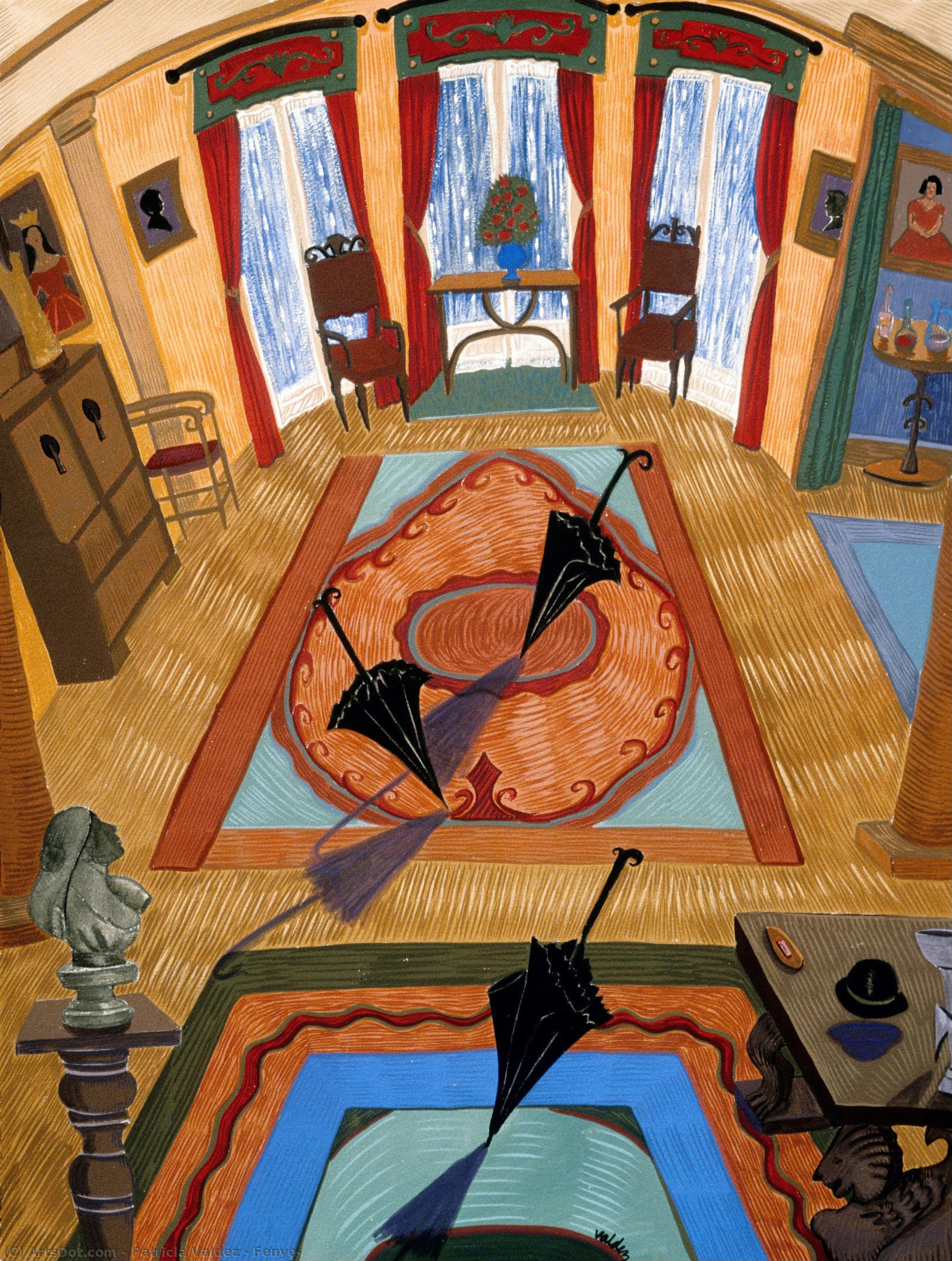 Fenye — Patricia Valdez, Painting, Chicana Expressionism