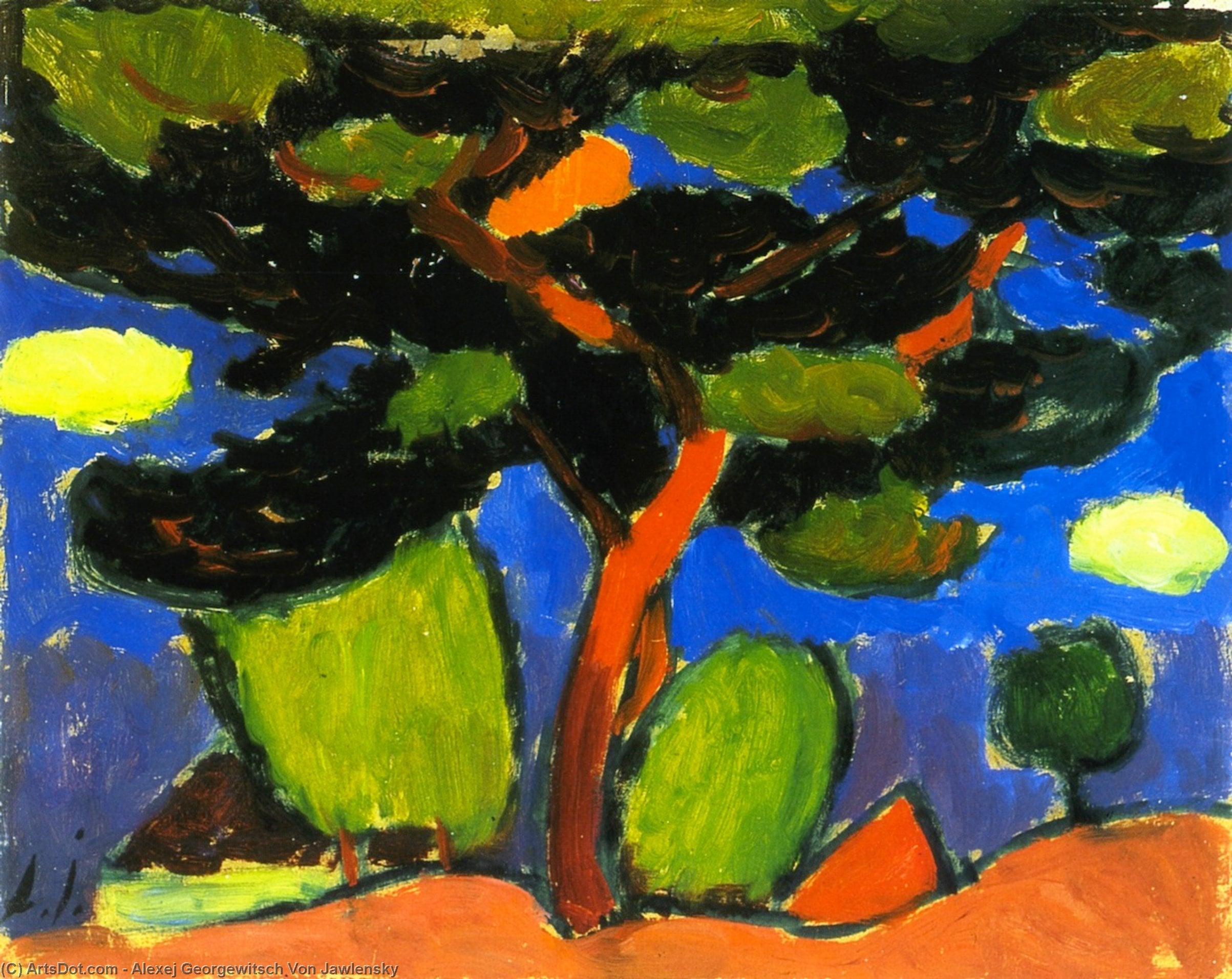 Pine Tree — Aleksiej Jawlensky