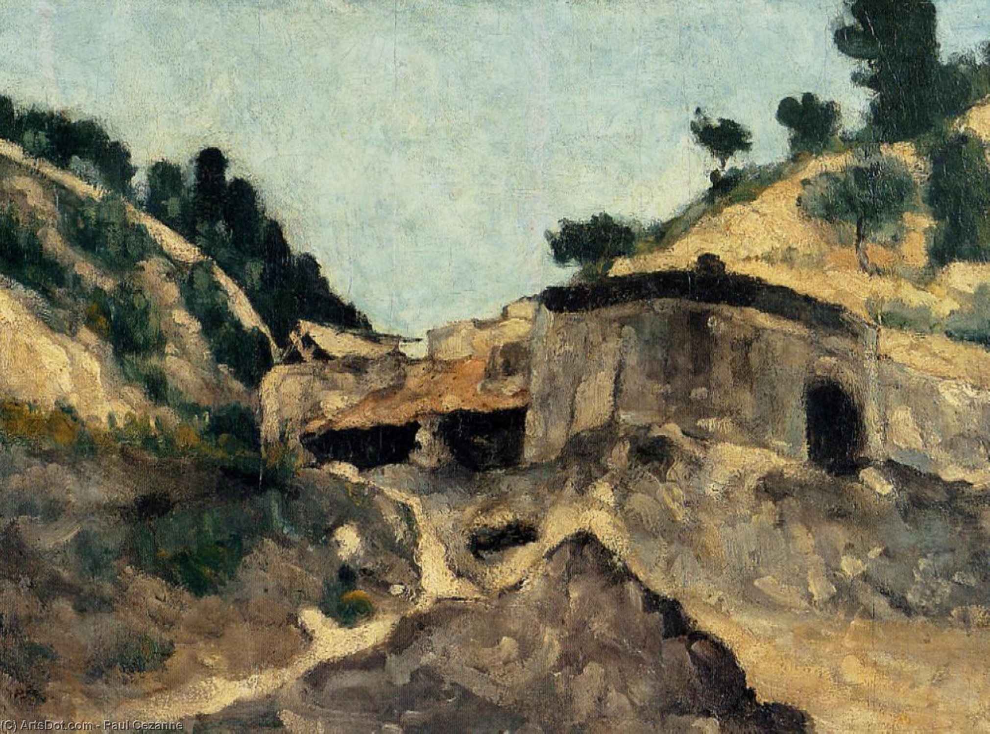 세잔 - Landscape with Watermill