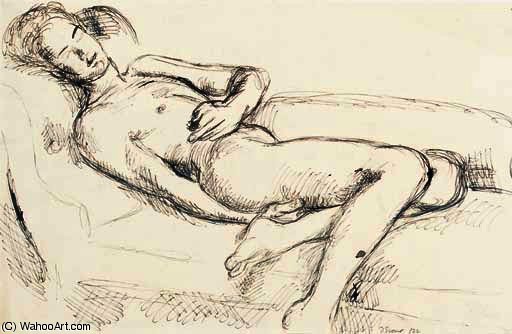 Angus Davidson Asleep — Duncan Grant