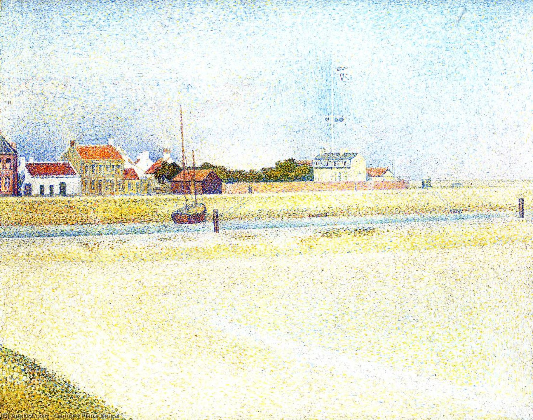 Kanál V Gravelines, Grand-fort-philippe — Georges Pierre Seurat