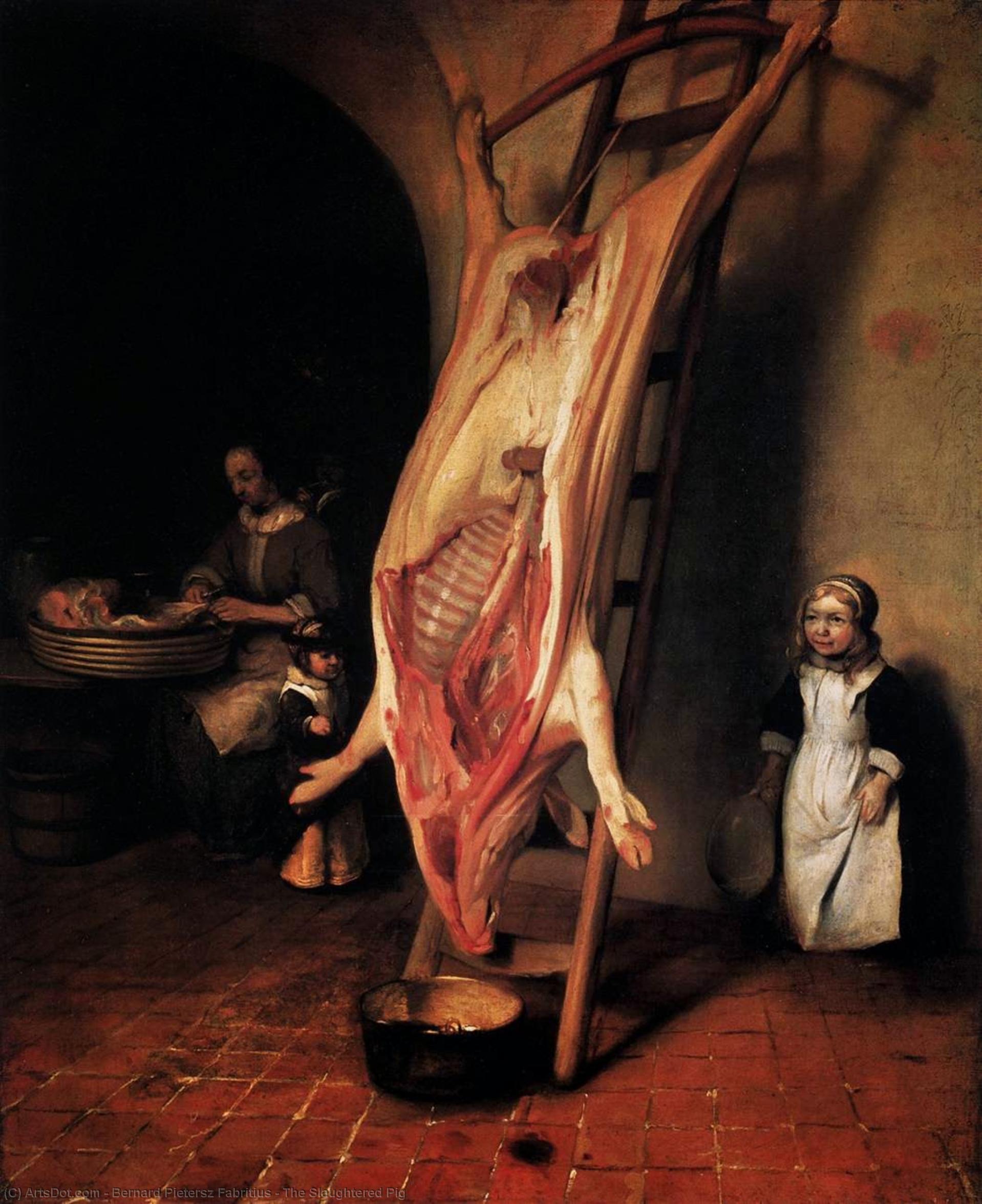 The Slaughtered Pig — Bernard Pietersz Fabritius