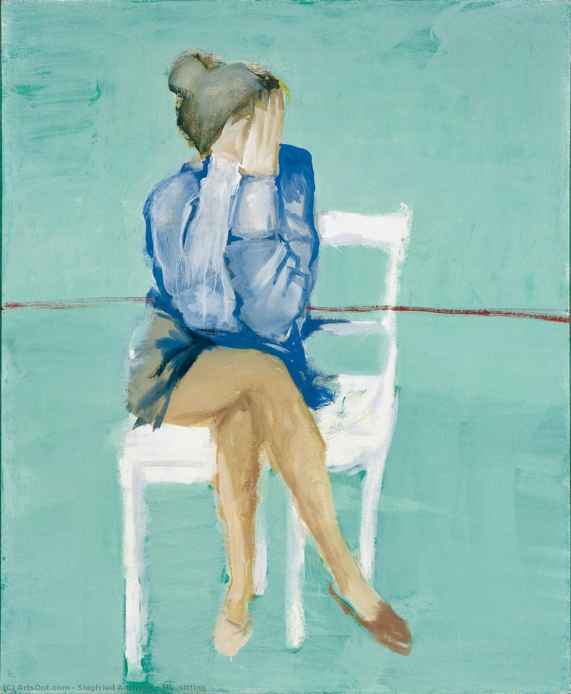 Ml, Sitting — Siegfried Anzinger
