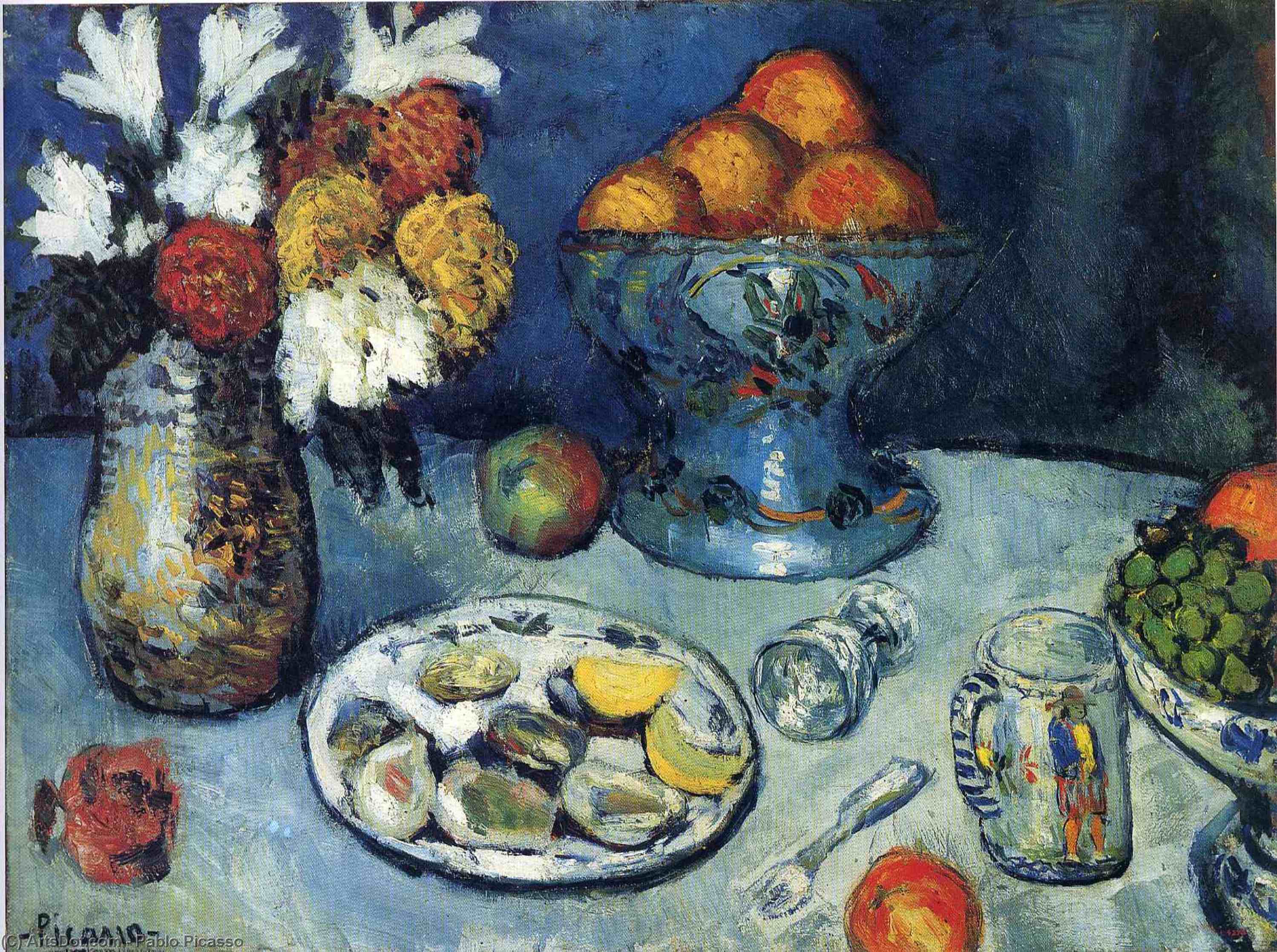 Pablo Picasso - Still life (The dessert)