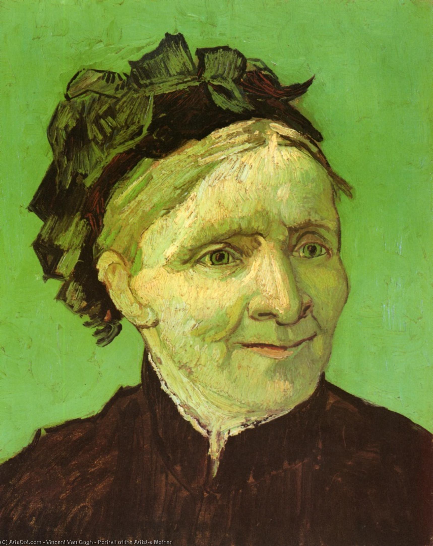 vincent willem van gogh - Retrato da Mãe do Artista