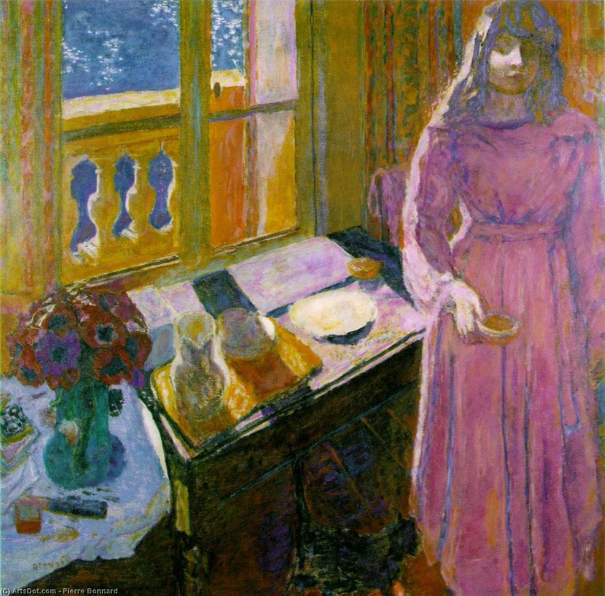 Interior At Antibes — Pierre Bonnard