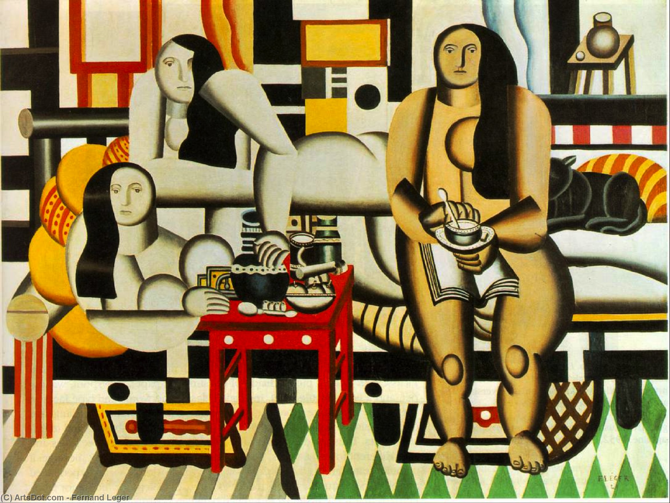 Fernand Léger - Tre Kvinder