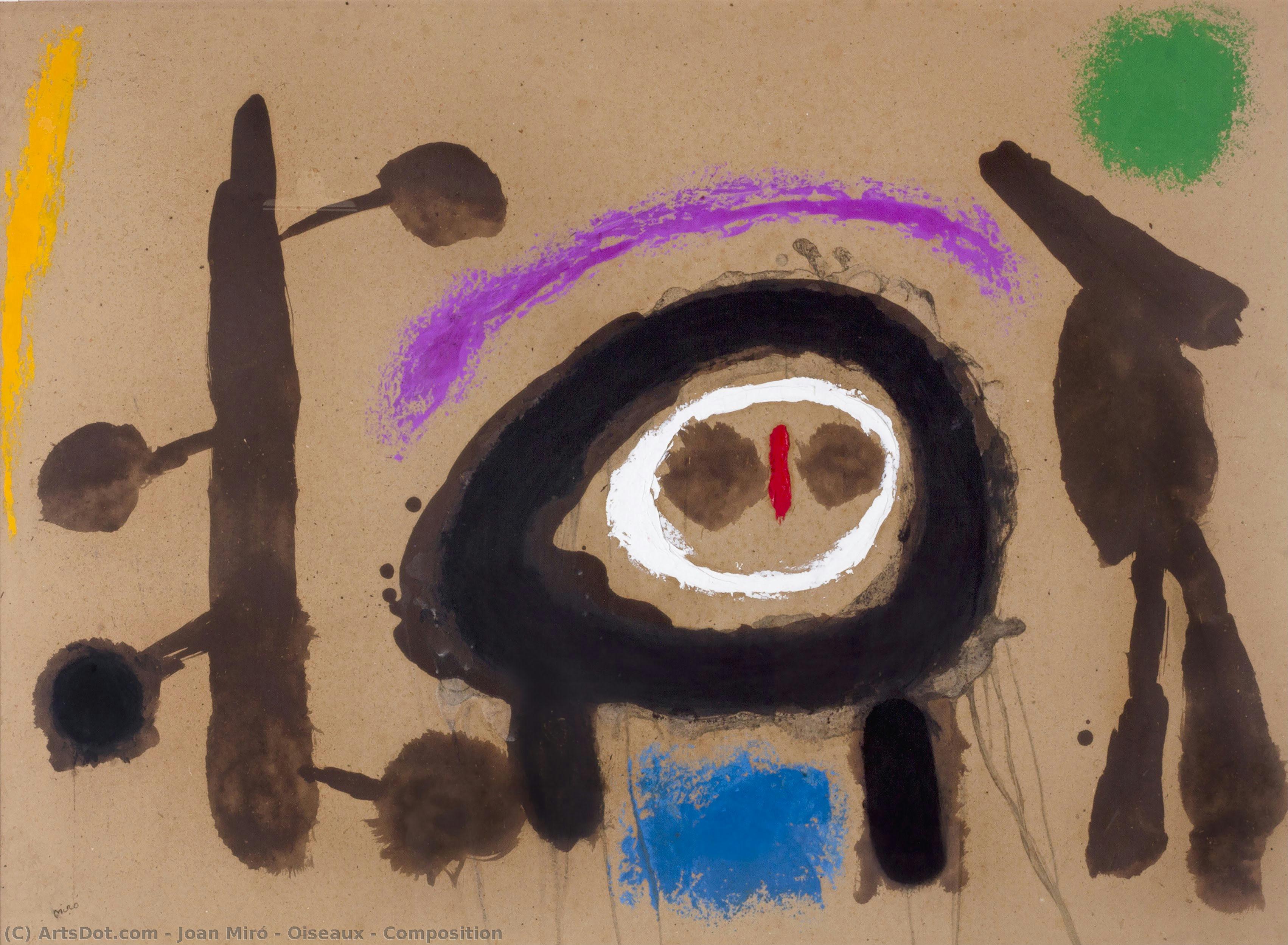 Joan Miró - Oiseaux - Composition