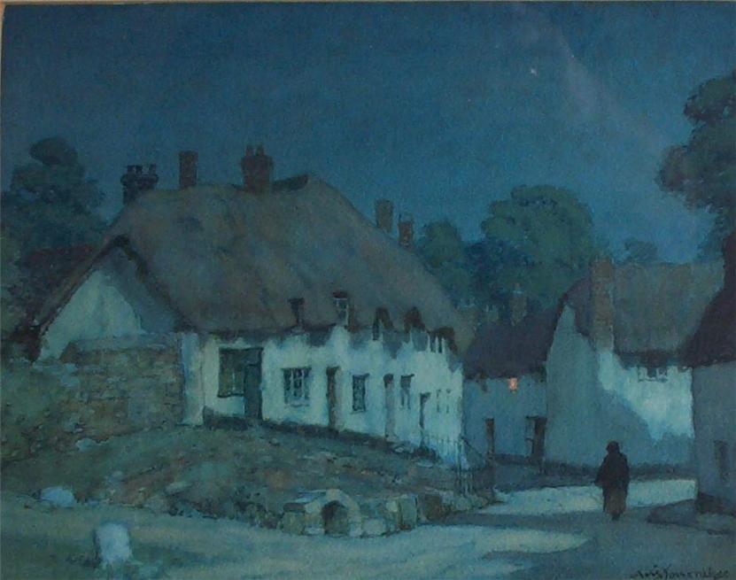 Moonlight, Devon — Albert Moulton Foweraker