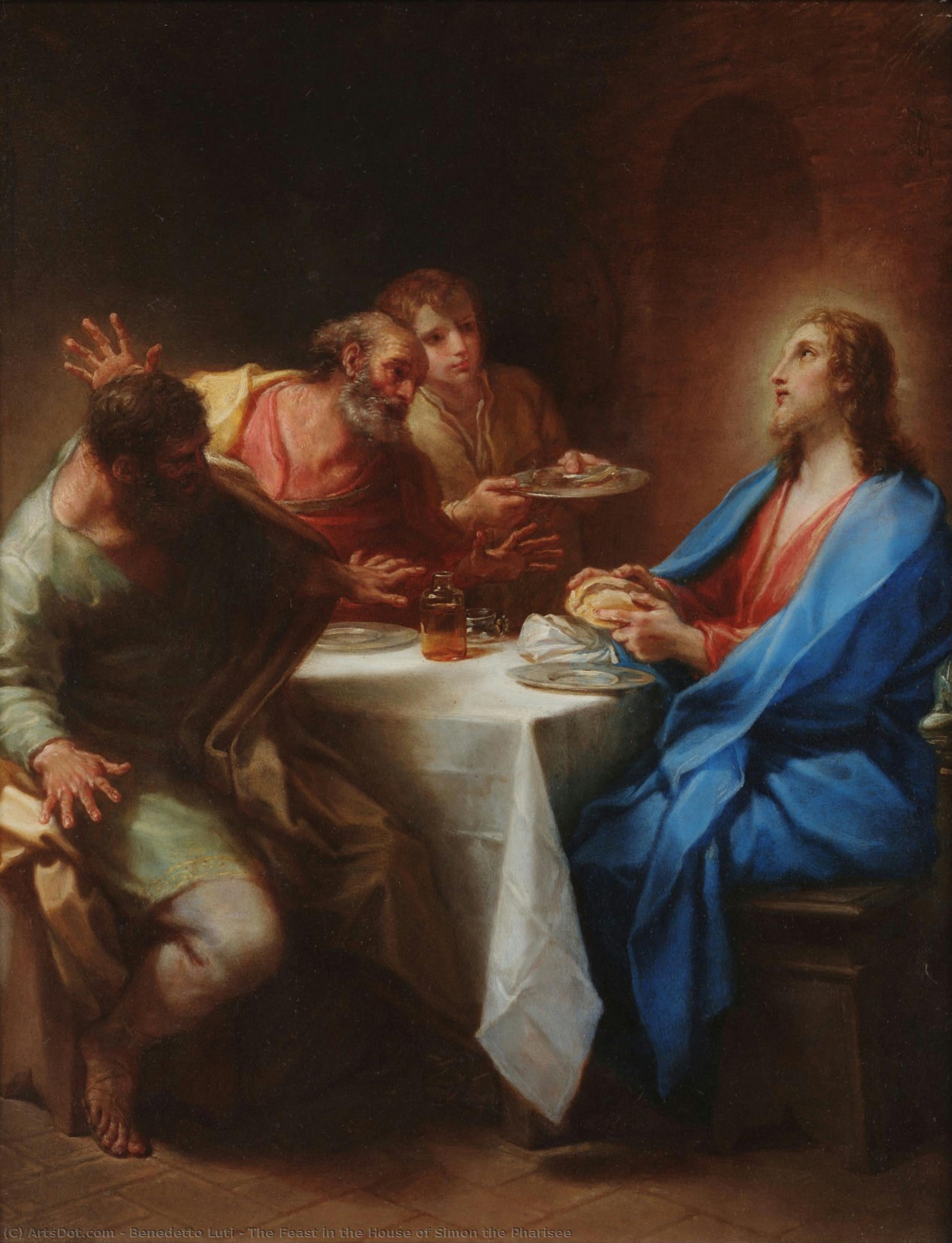 A Simon Pharisaeus Házában Tartott Vacsora — Benedetto Luti