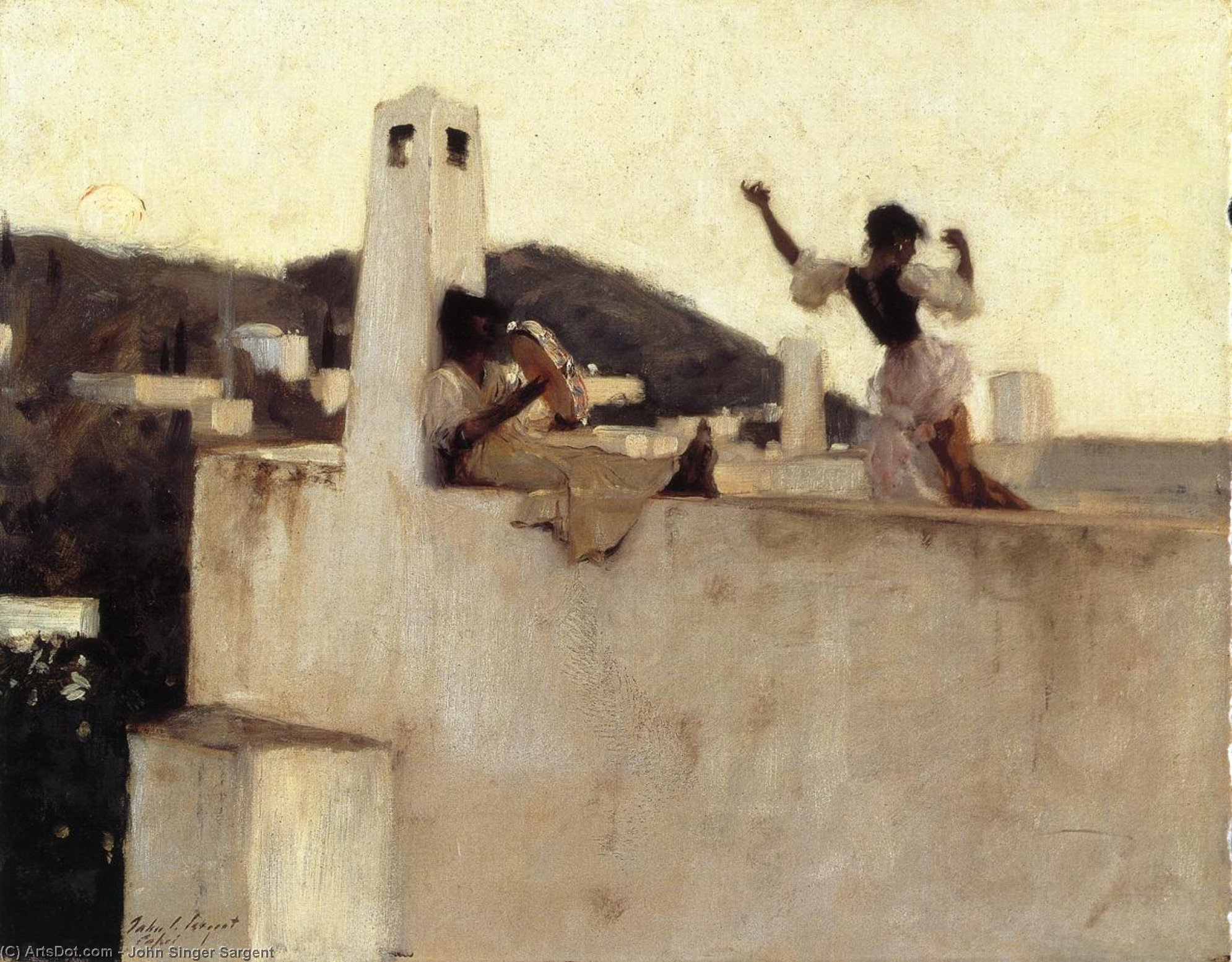 John Singer Sargent - Rosina, Capri