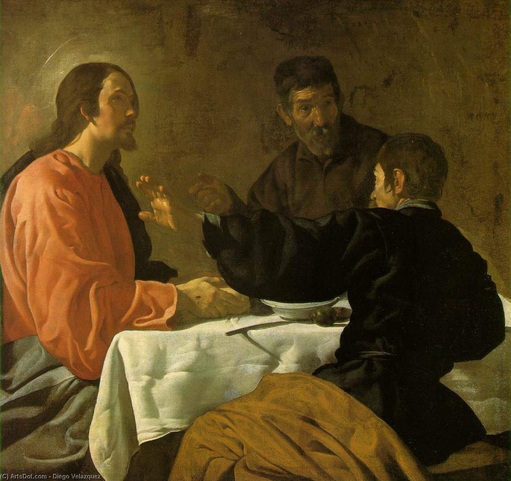 Diego Rodríguez de Silva y Velázquez - Die Supper bei Emmaus