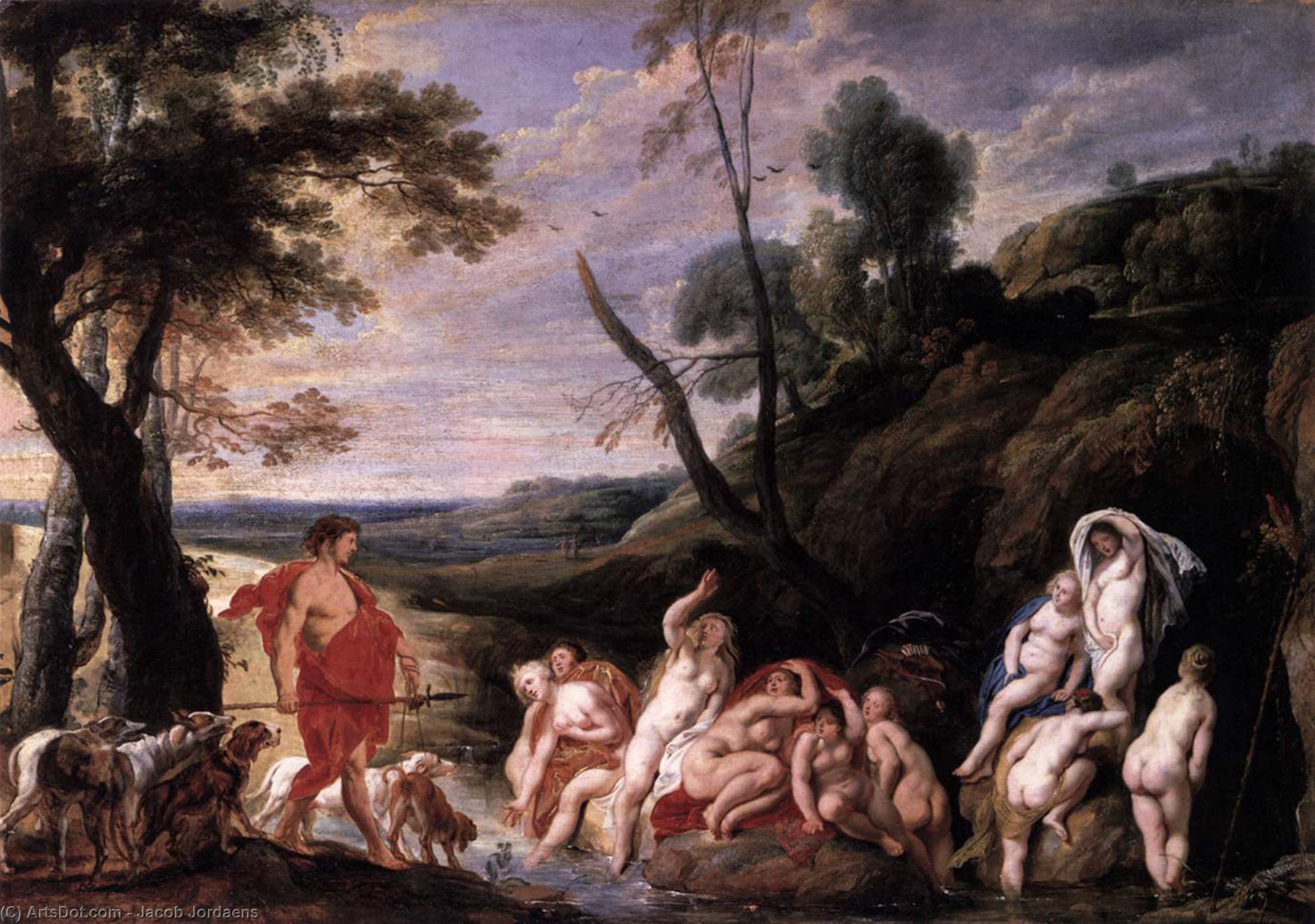 Diana E Actaeone — Jacobo Jordaens