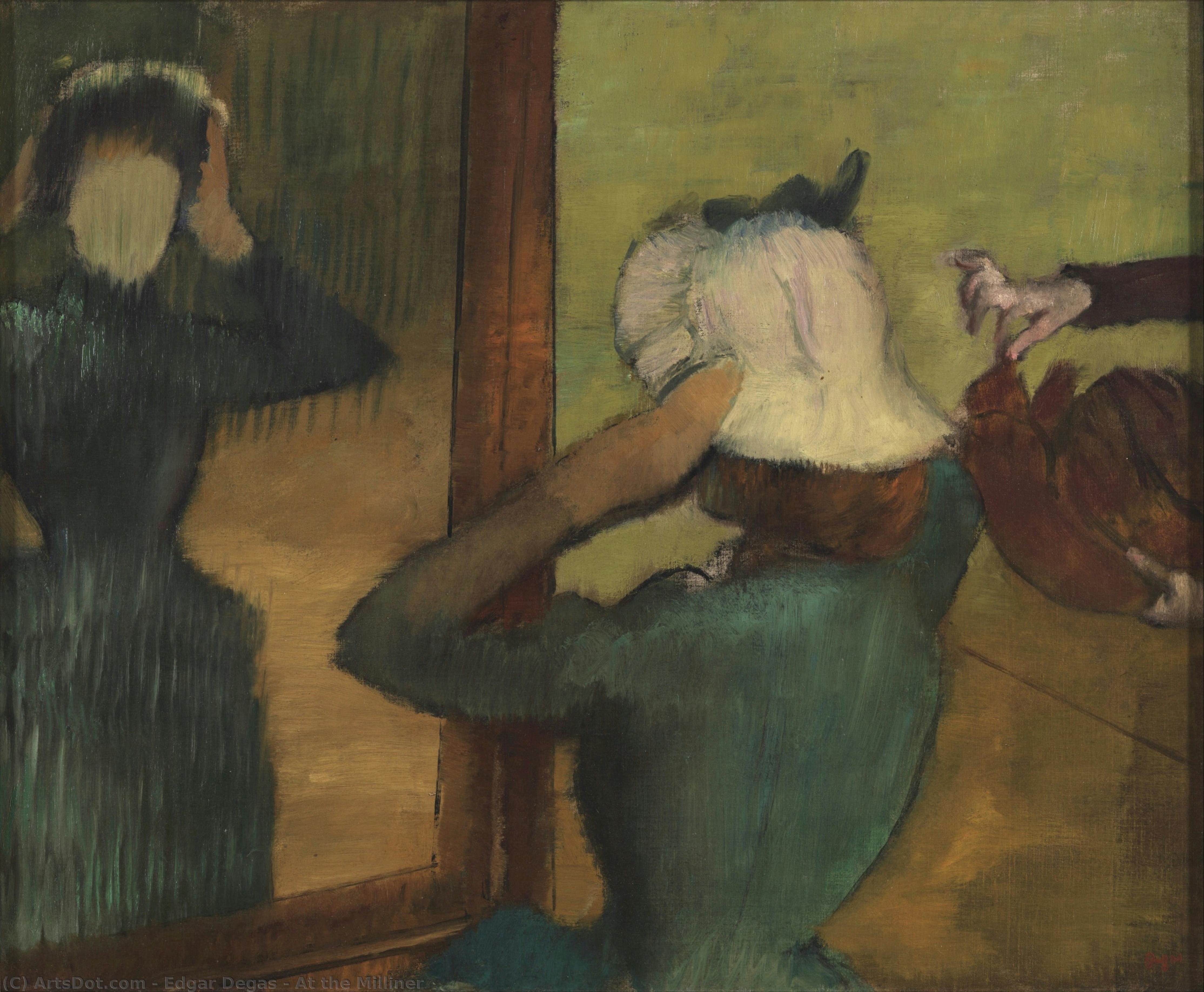 Dalla Modista — Hilaire-germain-edgar Degas