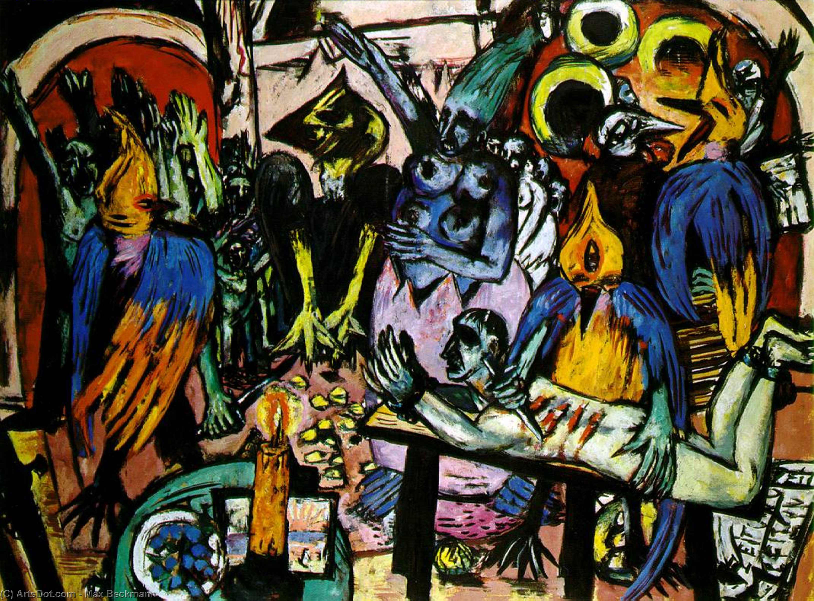 Max Beckmann - Bird's hell