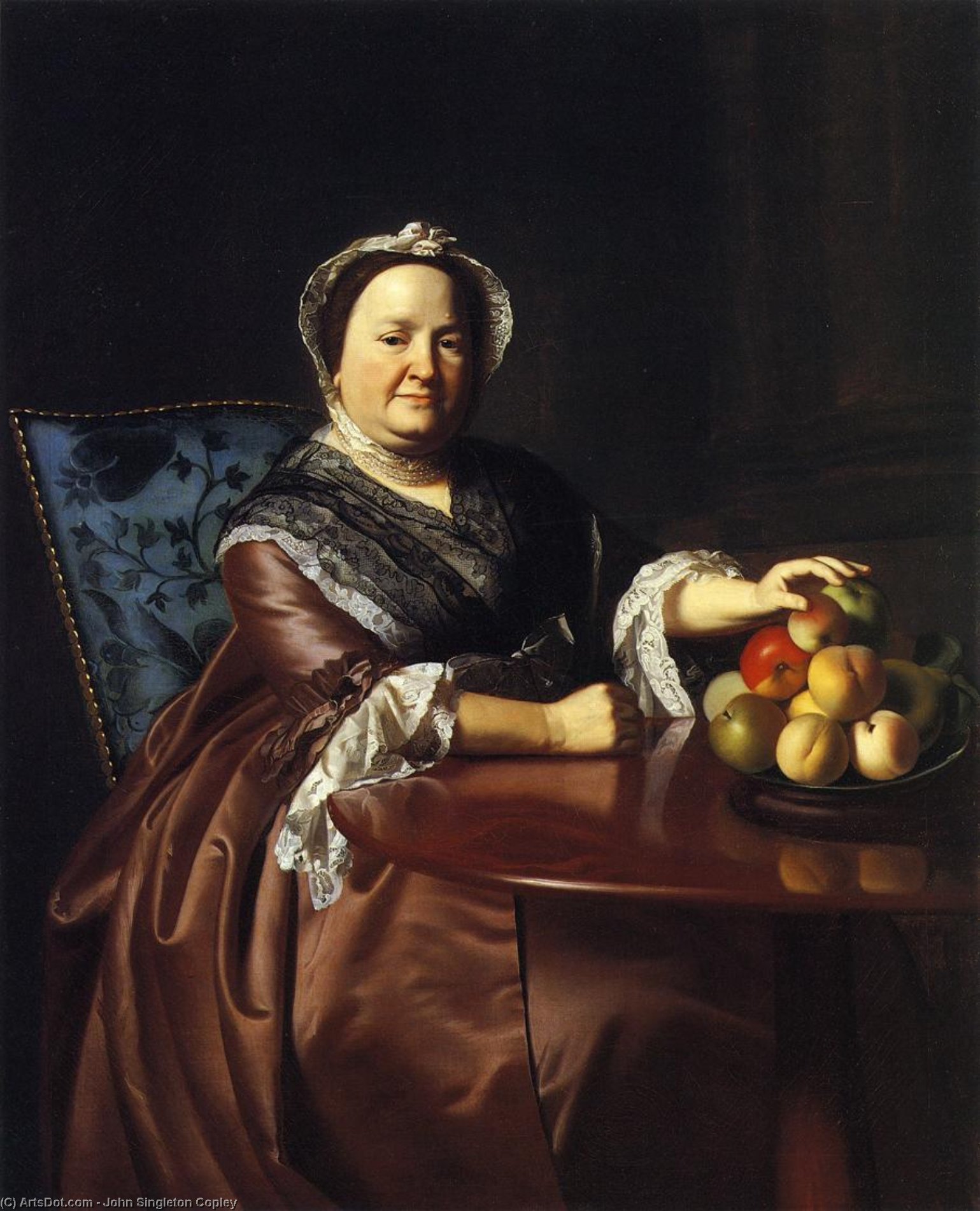 Mrs.ezekiel Gondthwait (elizabeth Lewis) — John Singleton Copley