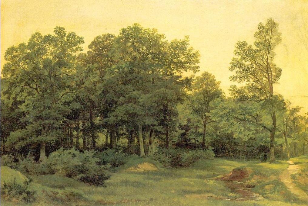 Deciduous Forest — Ivan Ivanovich Shishkin