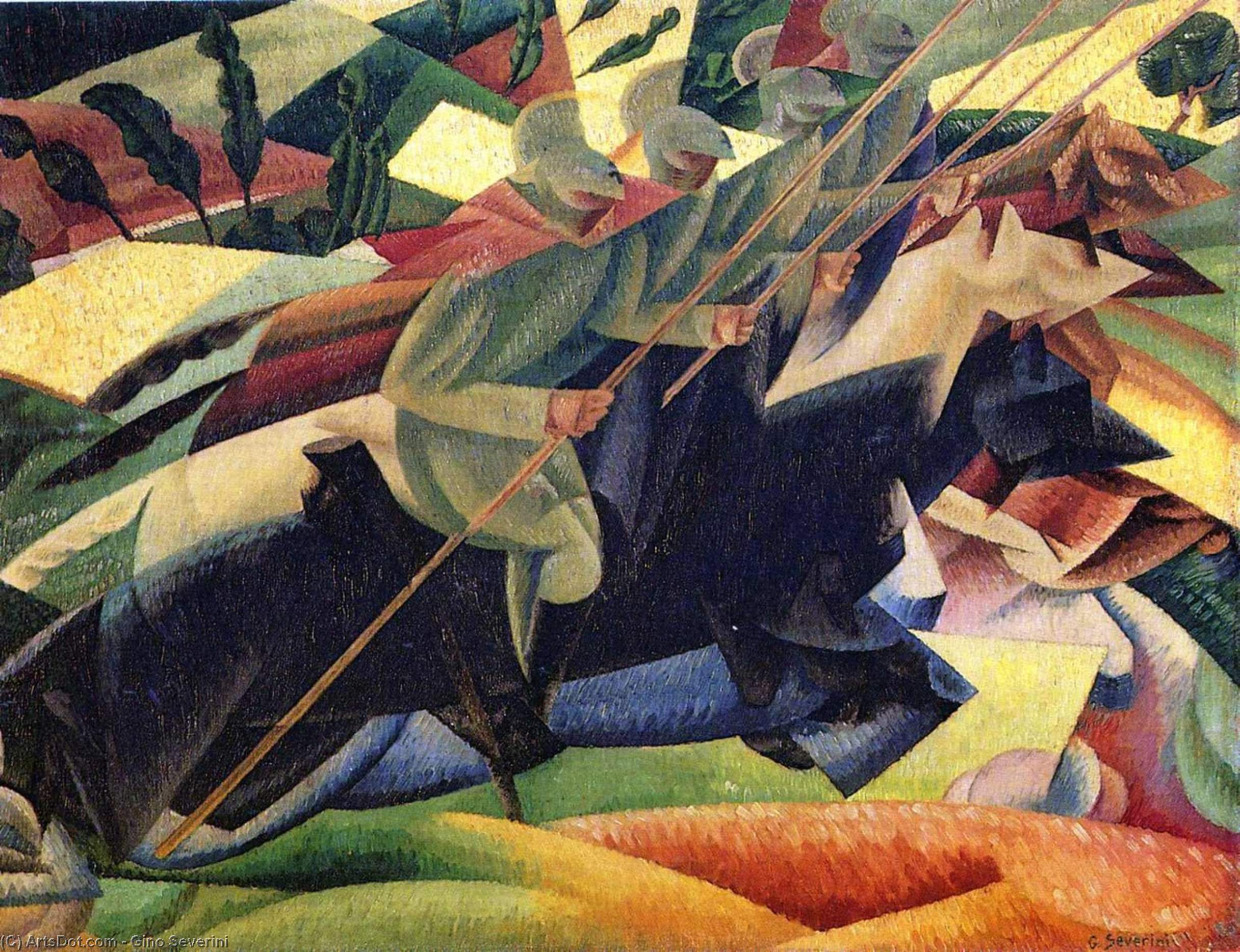 Gino Severini - Lancers