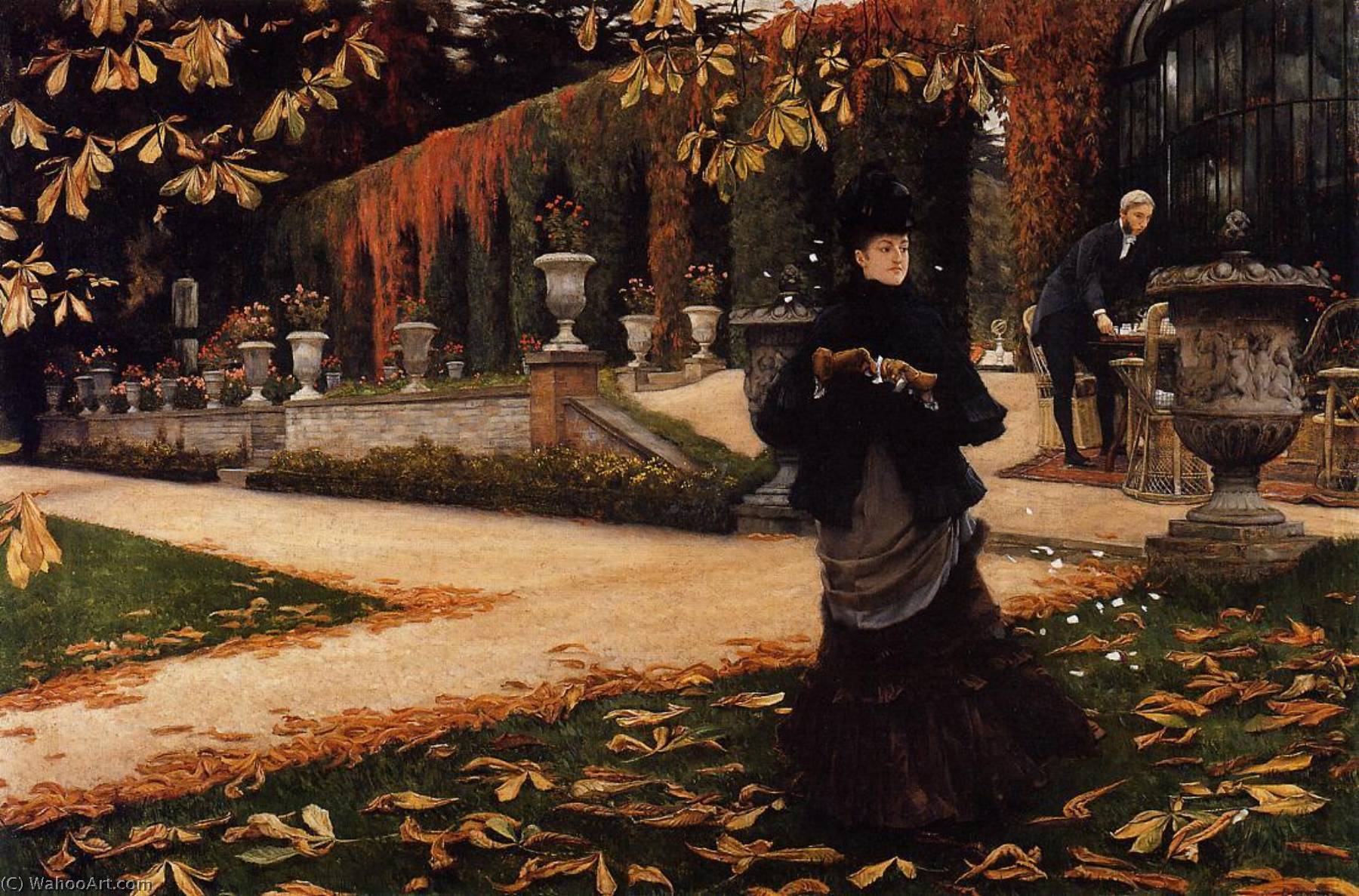 の複製画をご注文ください。 The Letter - james jaques joseph tissot