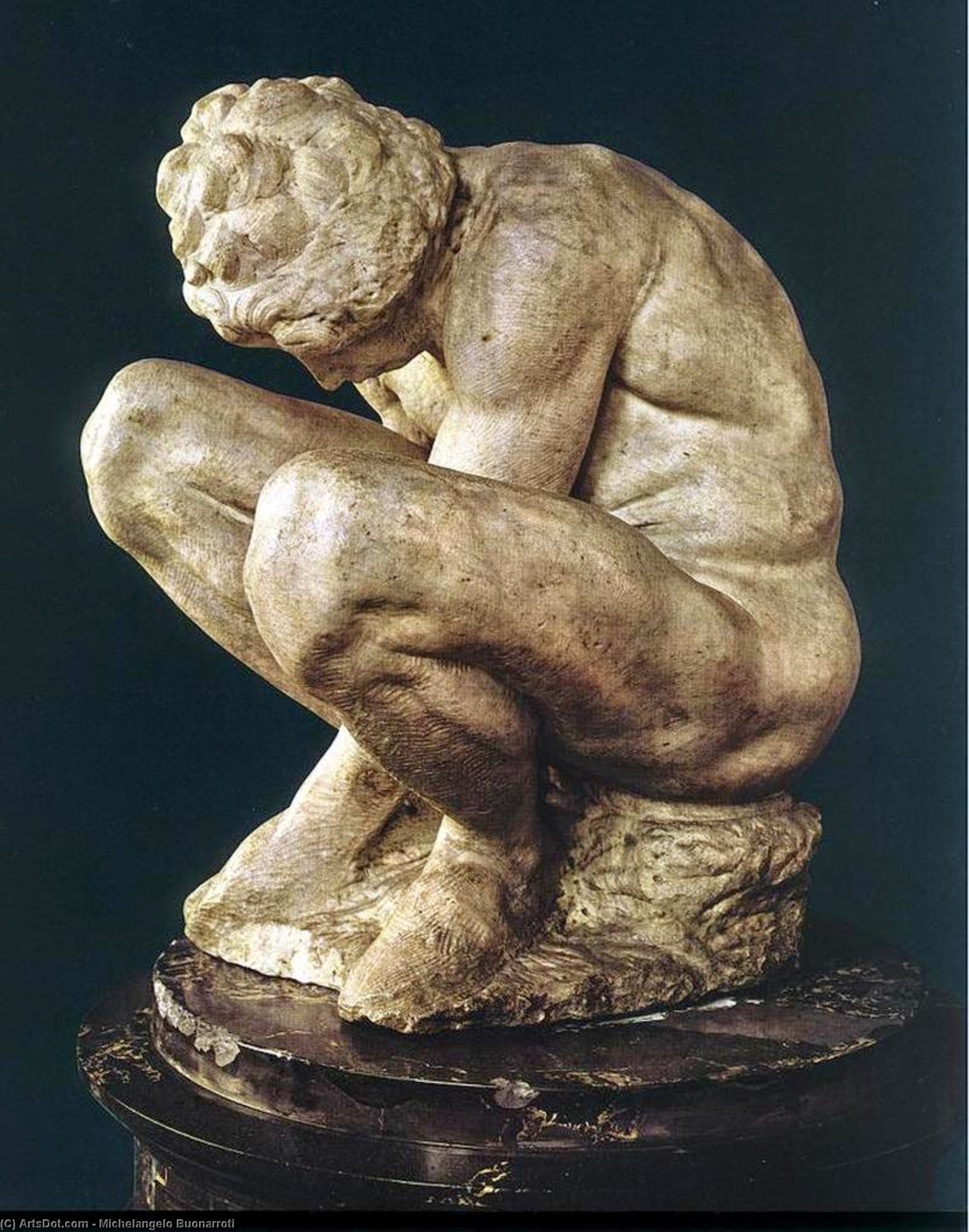 Crouching Boy — Michelangelo
