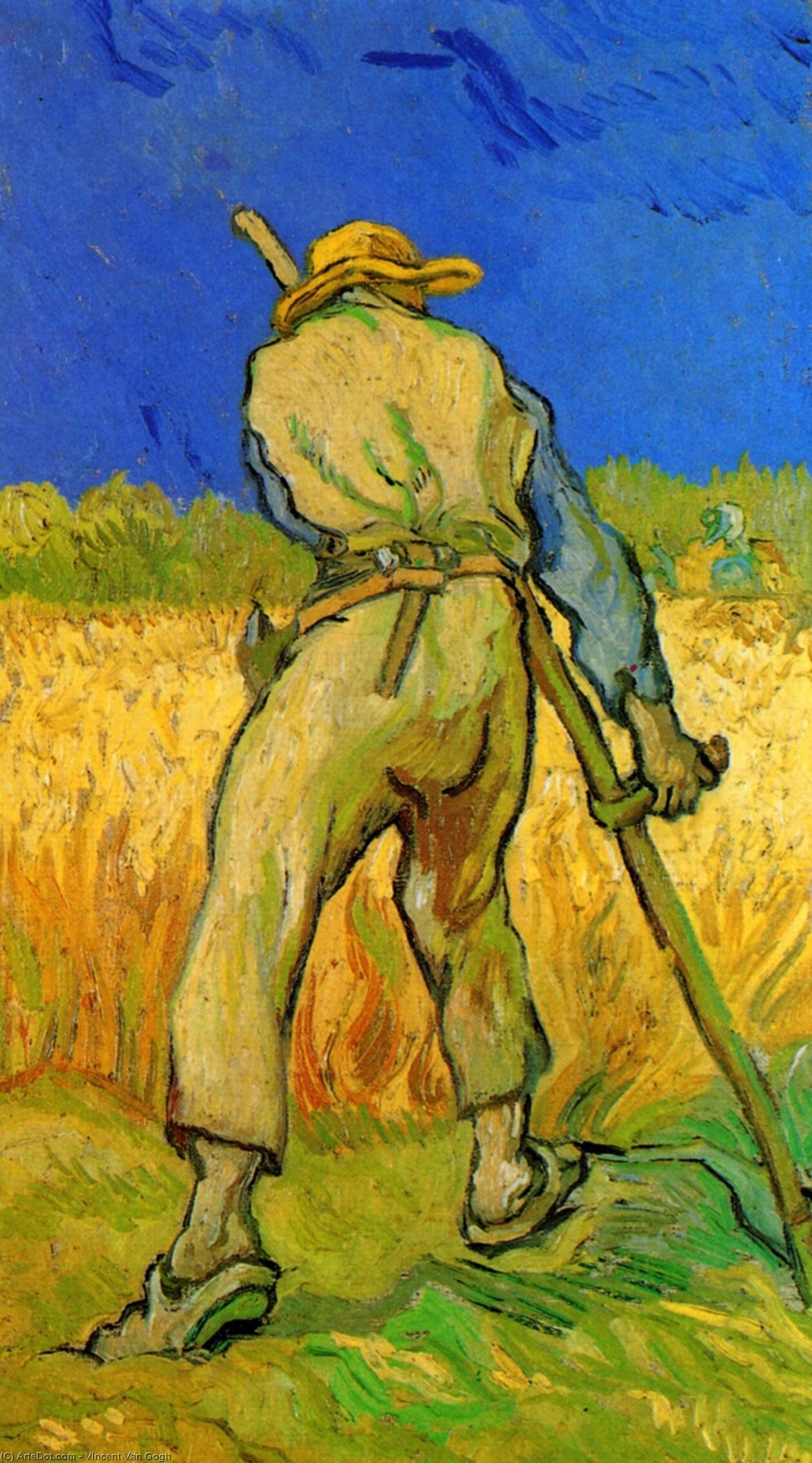 The Reaper (after Millet) — Vincent Willem Van Gogh