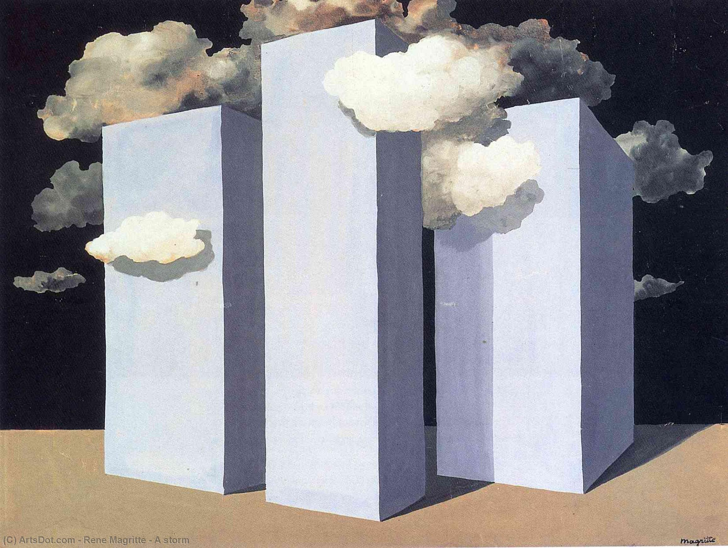 A Storm — René Magritte
