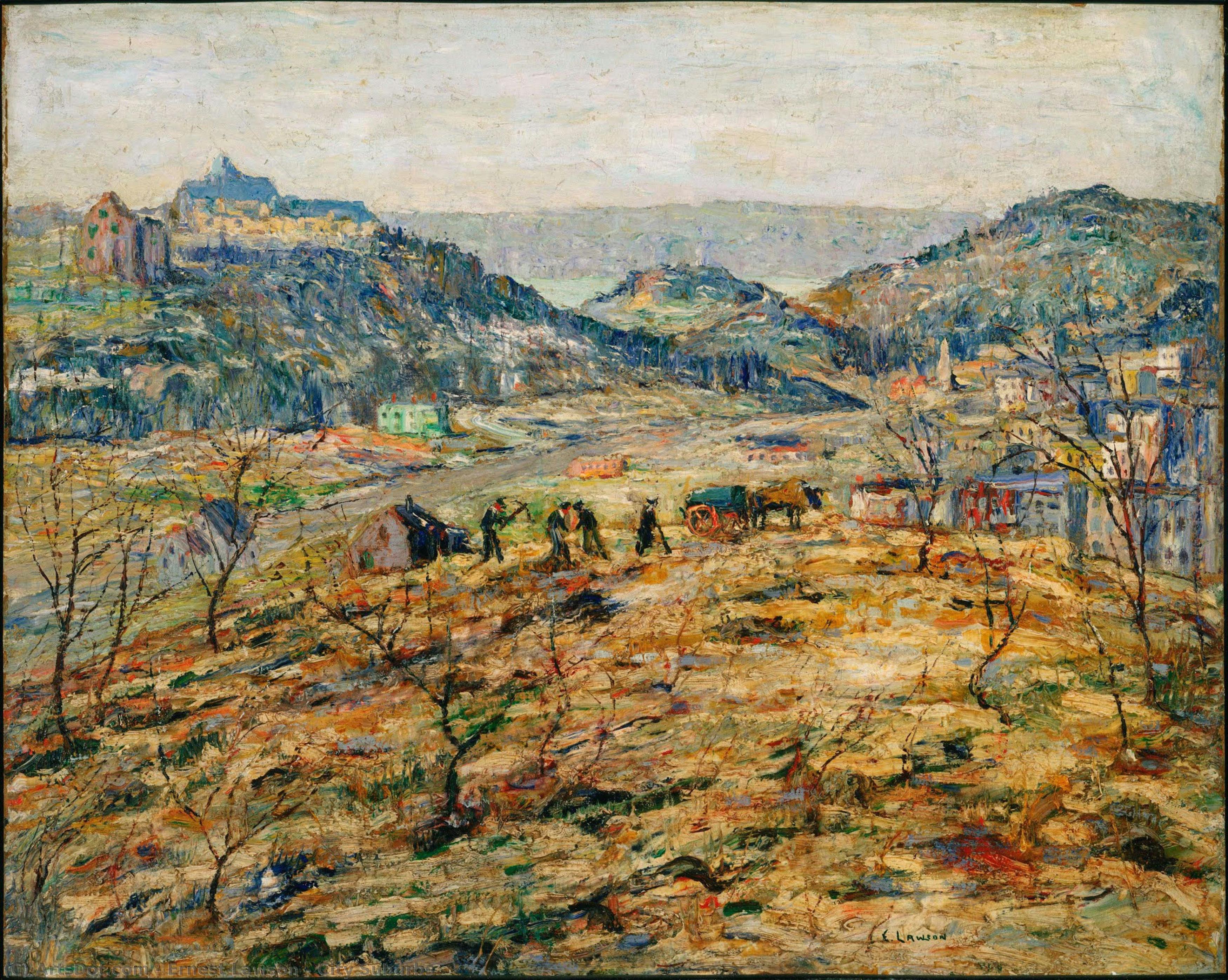 Ernest Lawson - City Suburbs
